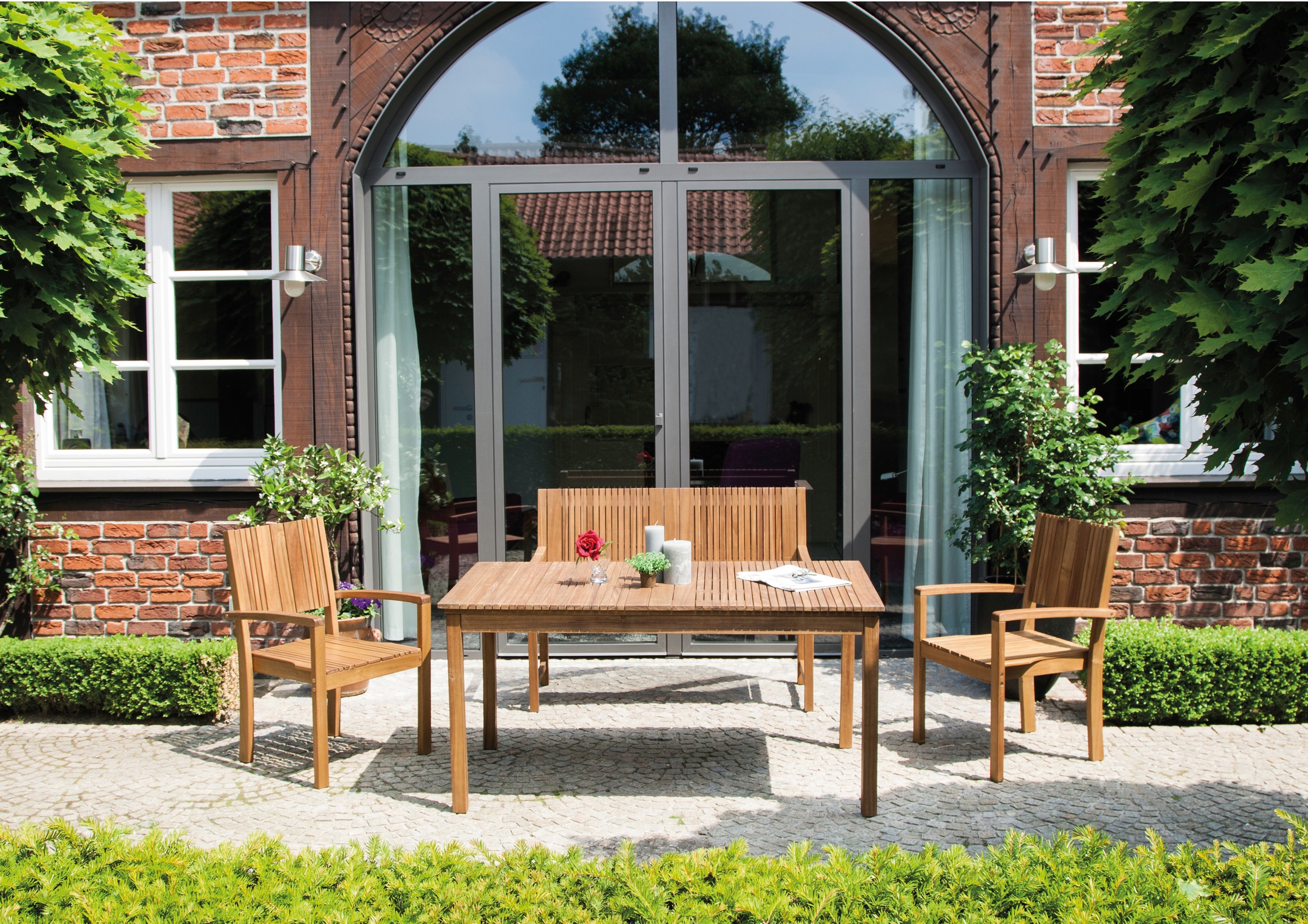 Siena Garden Gartensessel »Falun« Akazienholz, stapelbar