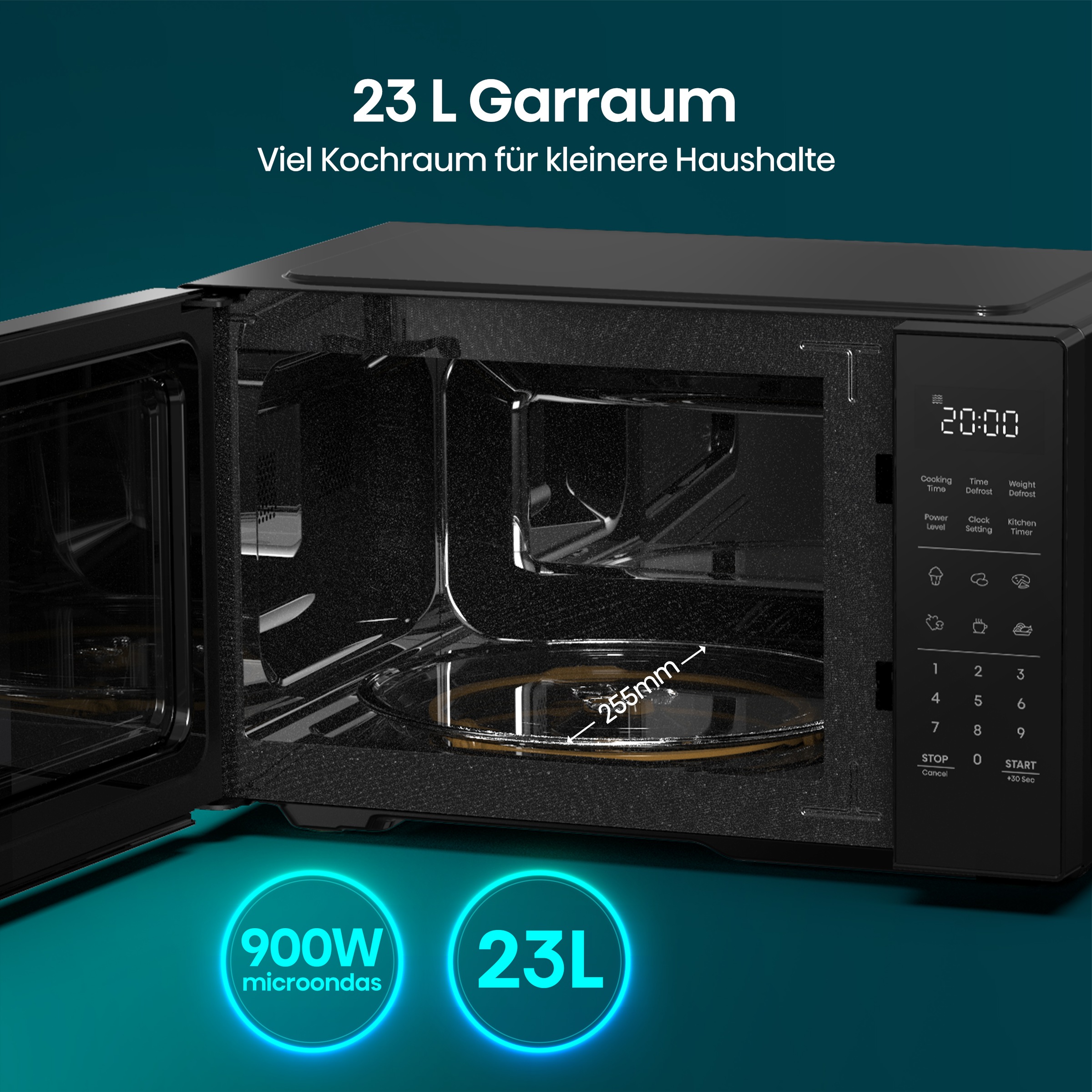 Hisense Mikrowelle »H23MOBS4HI«, Mikrowelle, 1400 W