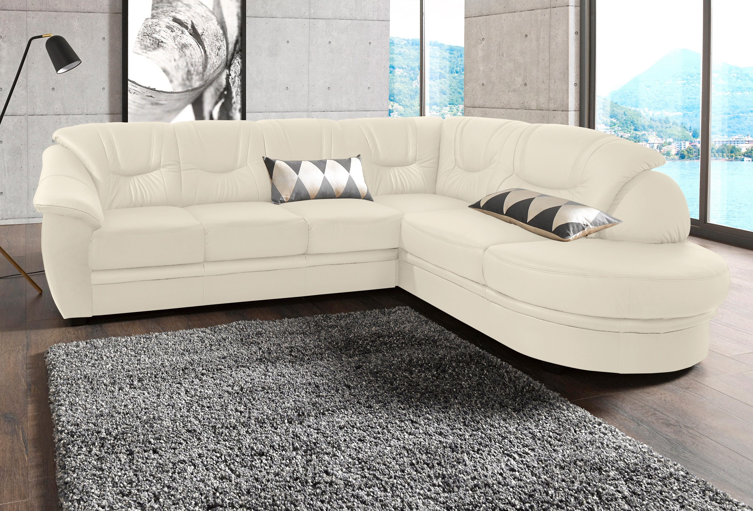 sit&more Ecksofa »Savoni L-Form«, wahlweise mit Bettfunktion günstig online kaufen