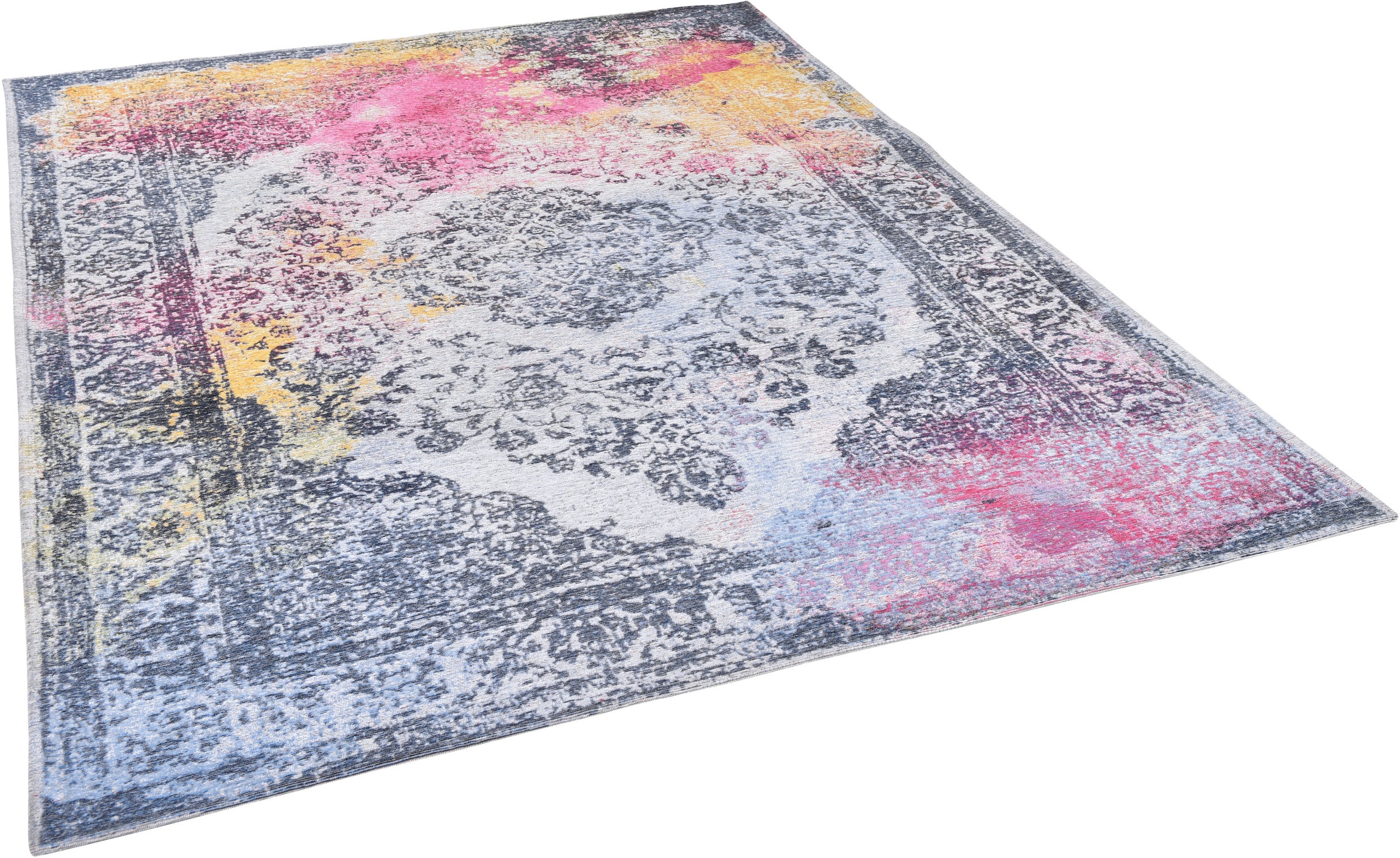Gino Falcone Teppich »Cosima-118«, rechteckig, 3 mm Höhe, gewebter Jaquard-Teppich, mit Chenillegarn, moderne Orient-Optik