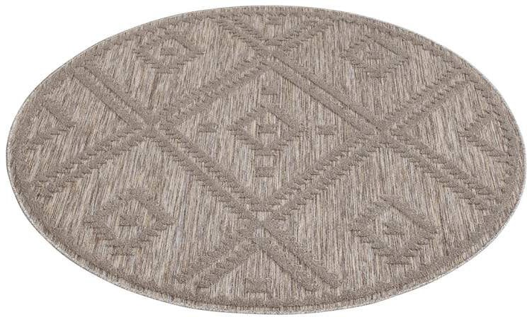 Carpet City Teppich »In-& Outdoorteppich Santorini 454, 3D-Effekt, Raute-Op günstig online kaufen