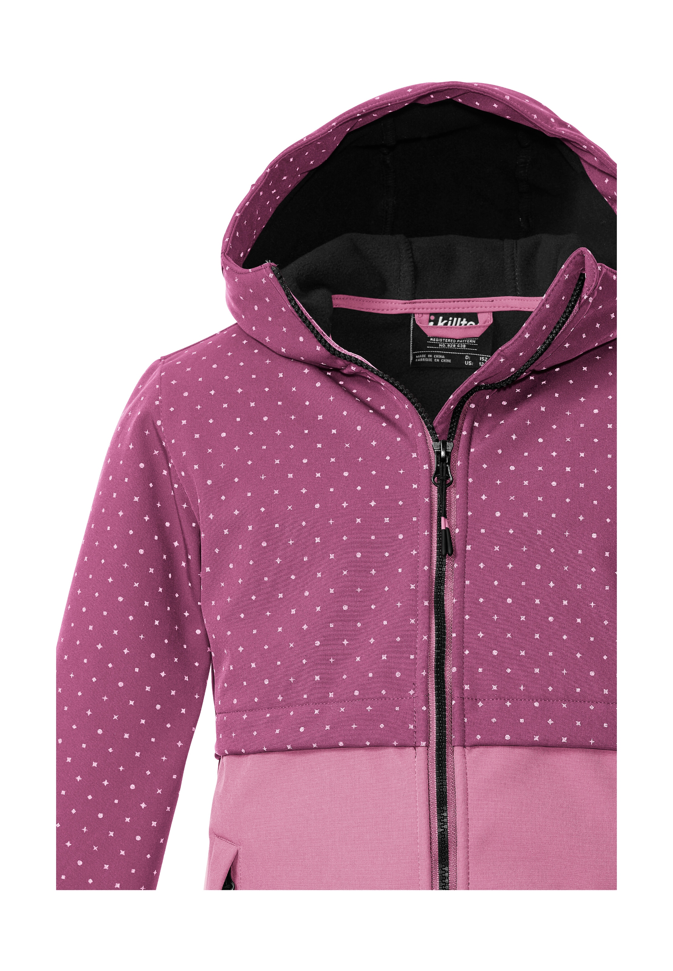 Killtec Softshelljacke »KOW 227 GRLS SFTSHLL JCKT« Softshelljacke für Kids: wind- und wasserabweisend, reflektierend