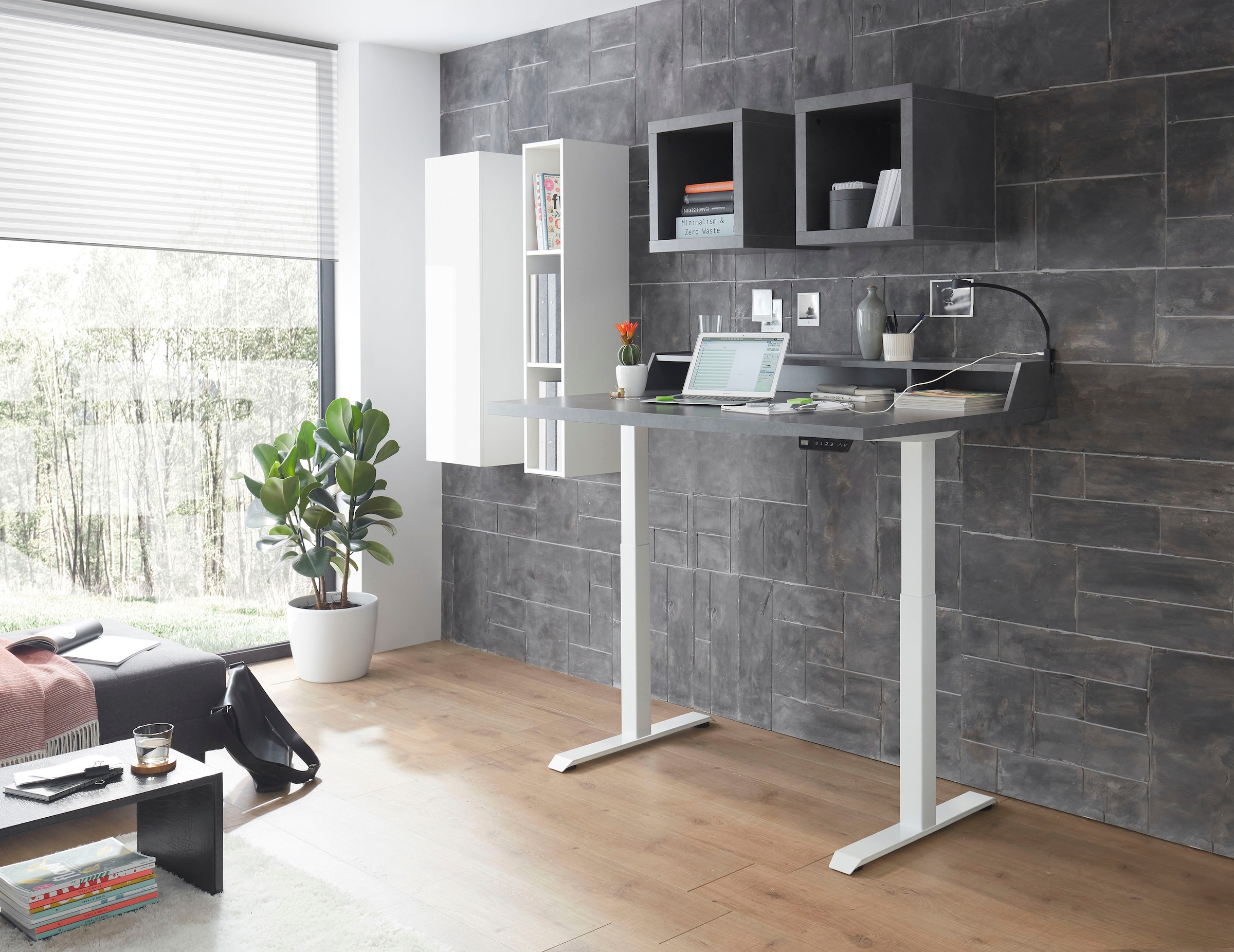 Mäusbacher Schreibtisch »Big System Office«, 140 kaufen elektrisch online Breite cm, höhenverstellbar