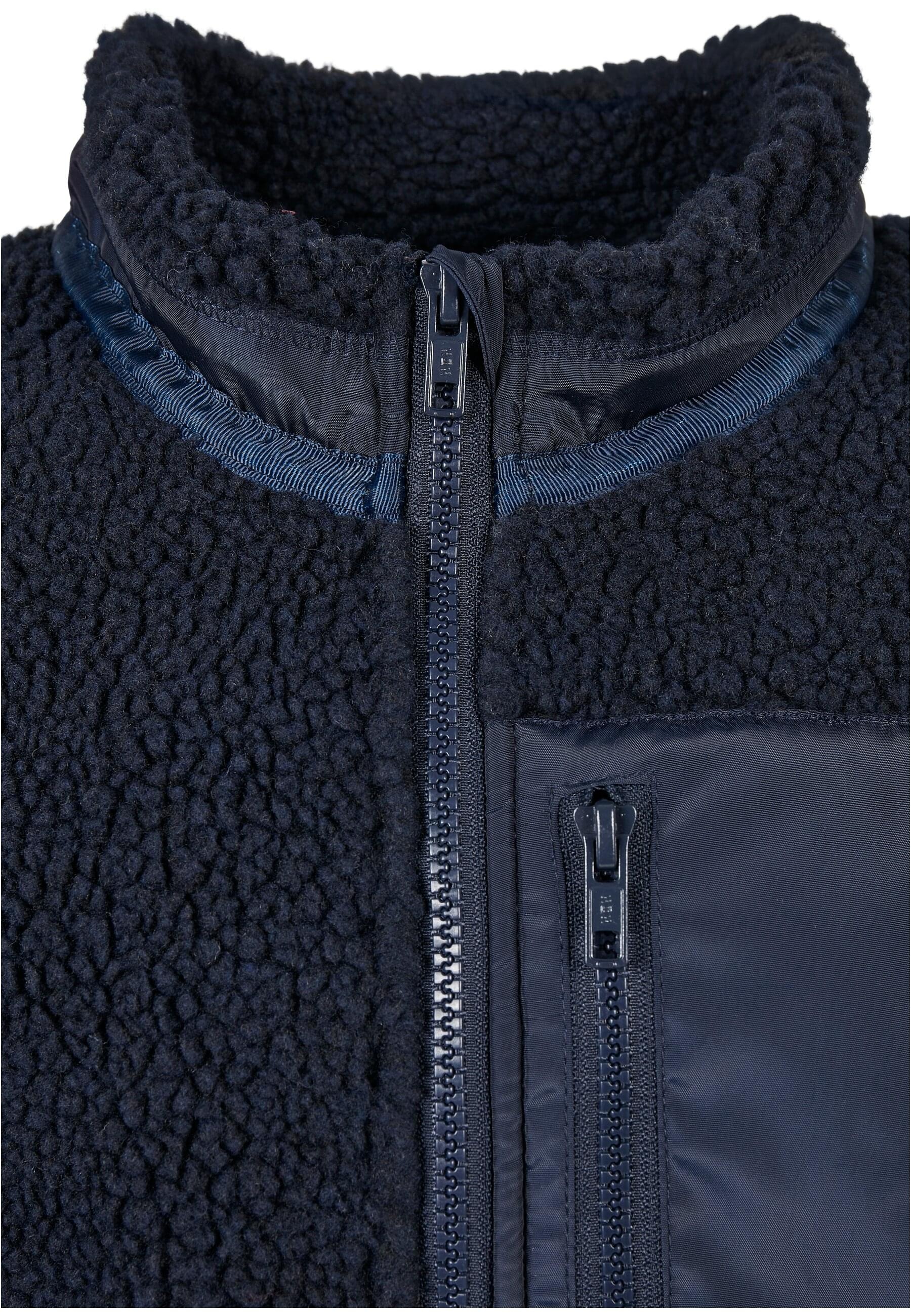 URBAN CLASSICS Winterjacke »Urban Classics Herren Boys Sherpa Jacket« 1 Stk. tlg. ohne Kapuze