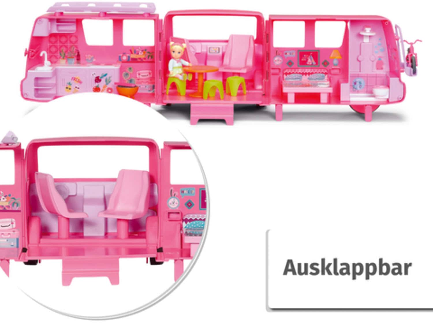 Baby Born Minipuppe »Baby born® Minis Campervan«, inklusive Baby born® Mini Puppe