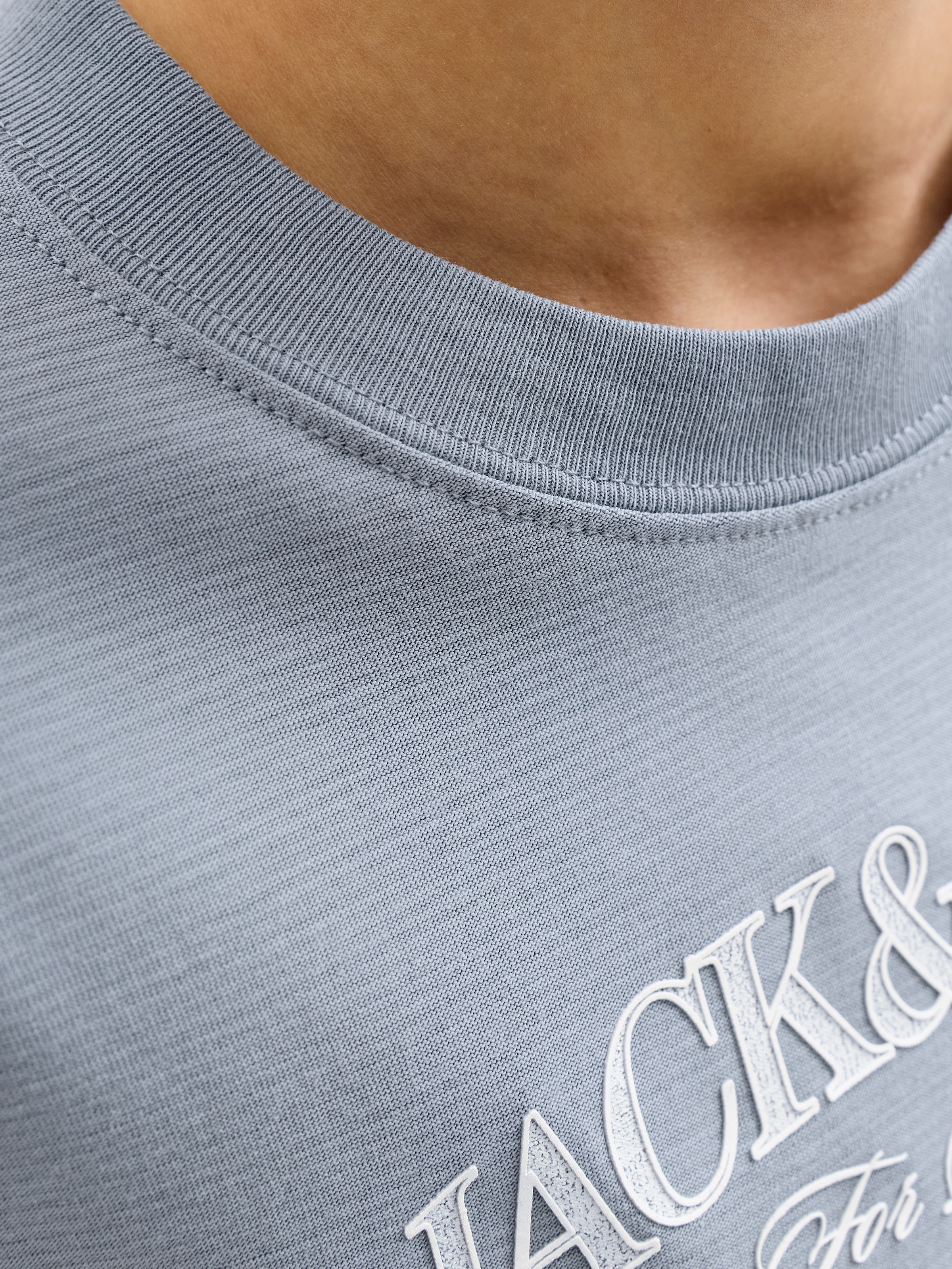 Jack & Jones Junior T-Shirt »JORCASSIS BRANDING TEE SS CREW NECK JNR« Baumwolle, normal geschnitten