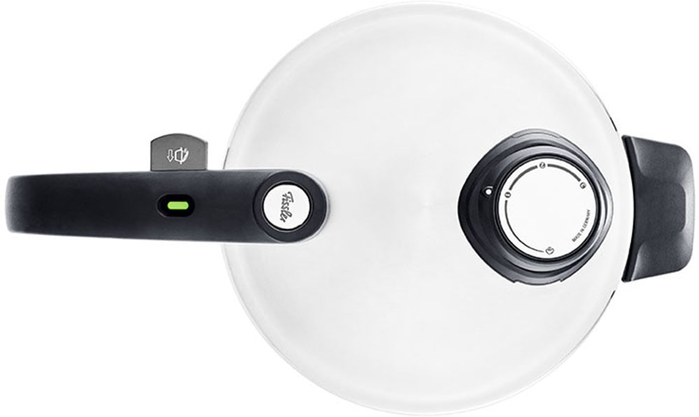 Fissler Schnellkochtopf »vitavit® premium Edelstahl Schnellkochtopf 4,5 L, Ø 22 cm«, Edelstahl 18/10, (3 tlg.), Verriegelungsanzeige, Einstellbares Abdampfen, Einstellbare Kochstufen