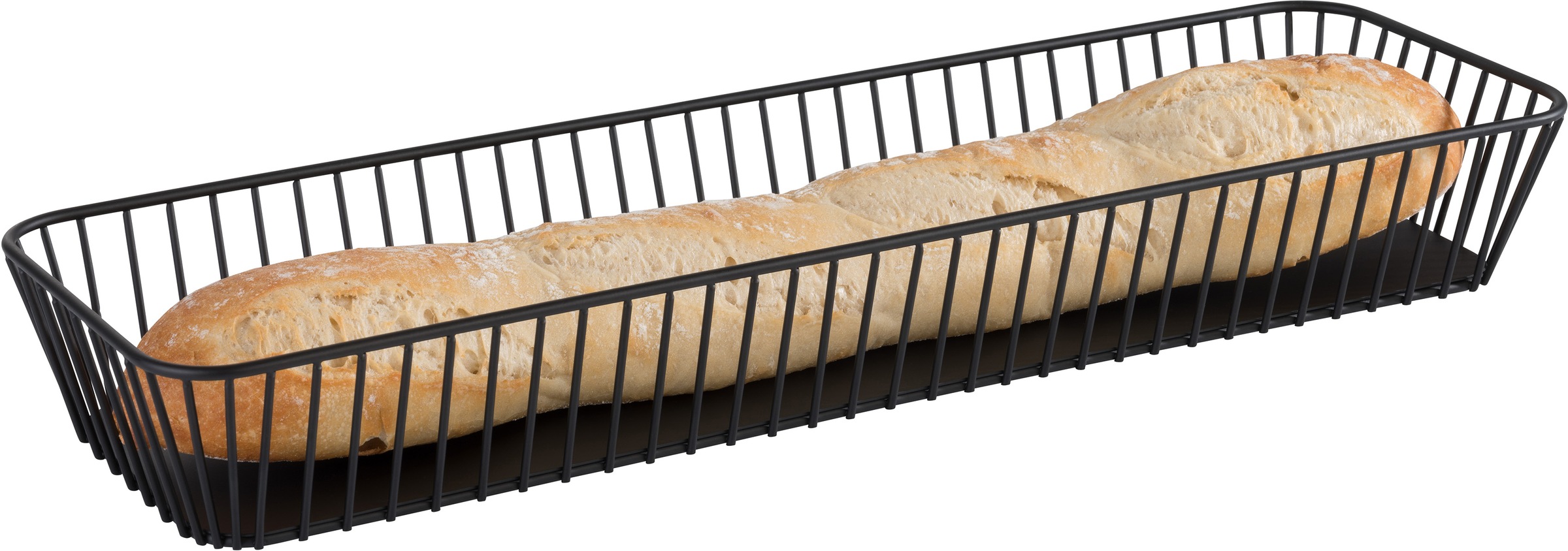APS Brotkorb »URBAN«, (1 tlg.), (Obst-, Gemüsekorb), Antirutsch Füße, Länge 53 cm
