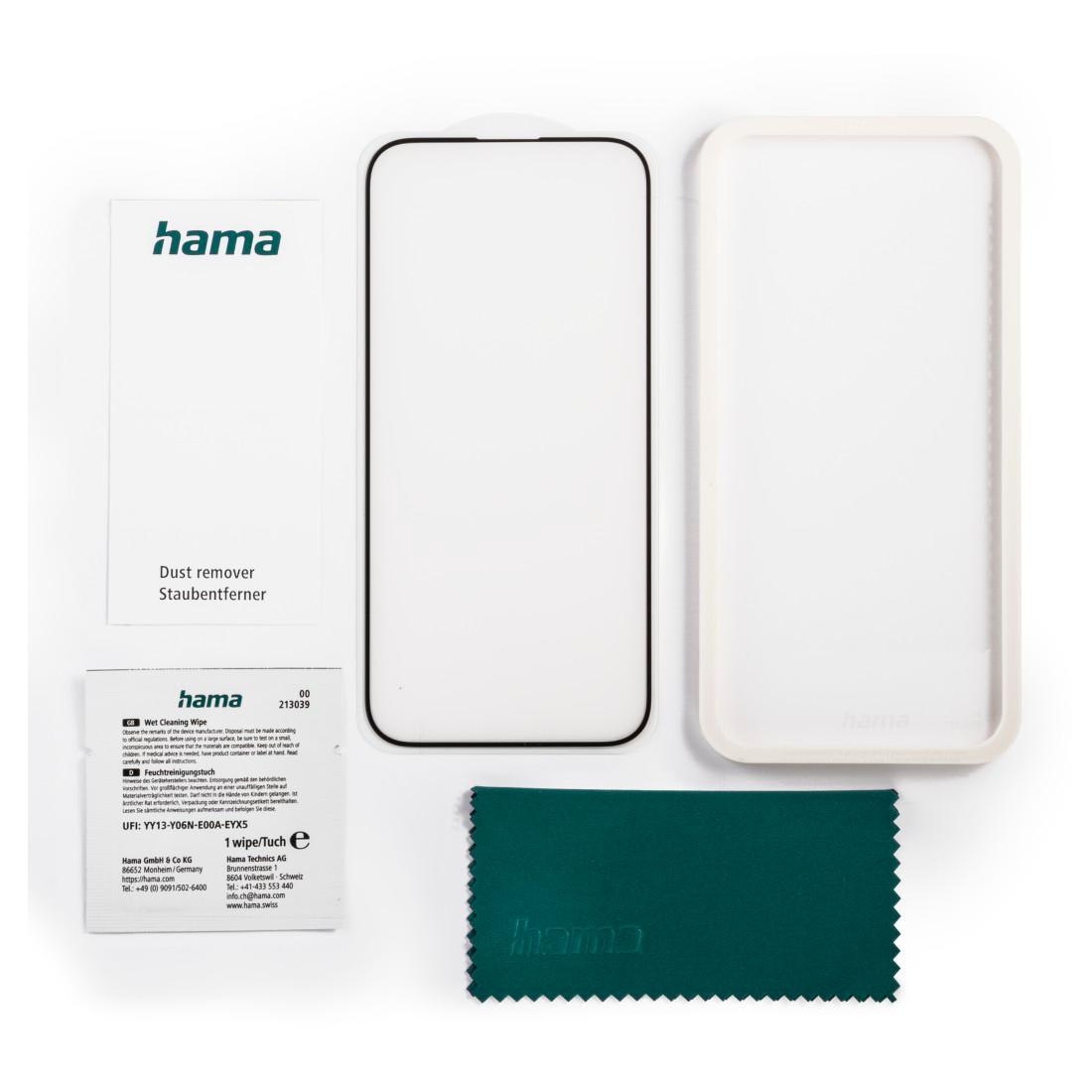 Hama Displayschutzglas »Displayschutzglas f iPhone 7/8/SE20/22 (Panzerglas, D3O, Montagehilfe)«, für Apple iPhone 7-Apple iPhone 8-Apple iPhone SE2020-Apple iPhone SE2022
