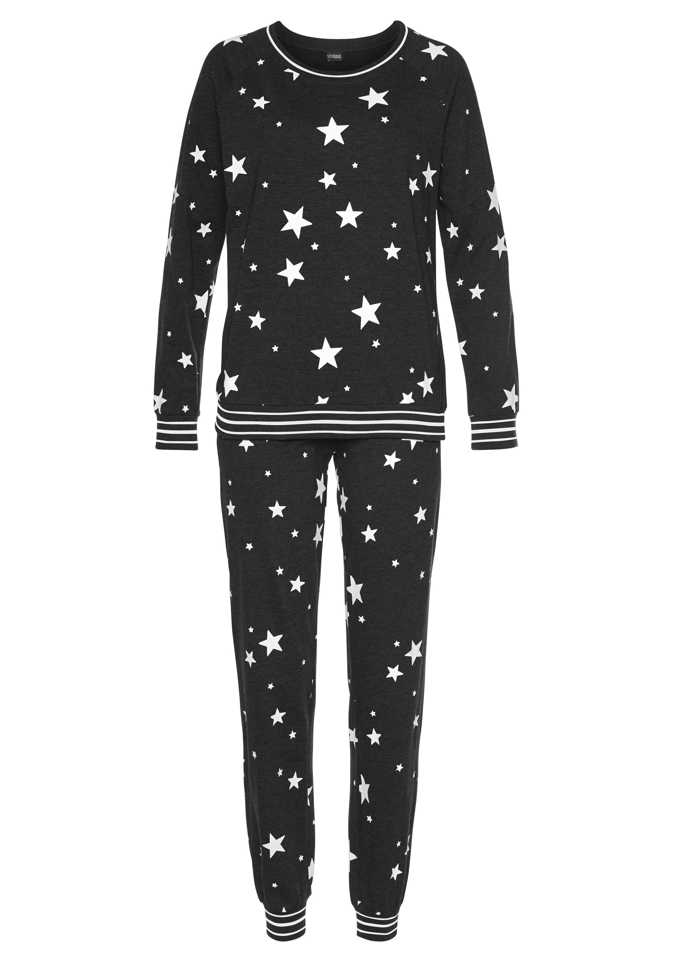 Vivance Dreams Pyjama, günstig Sternedruck mit kaufen
