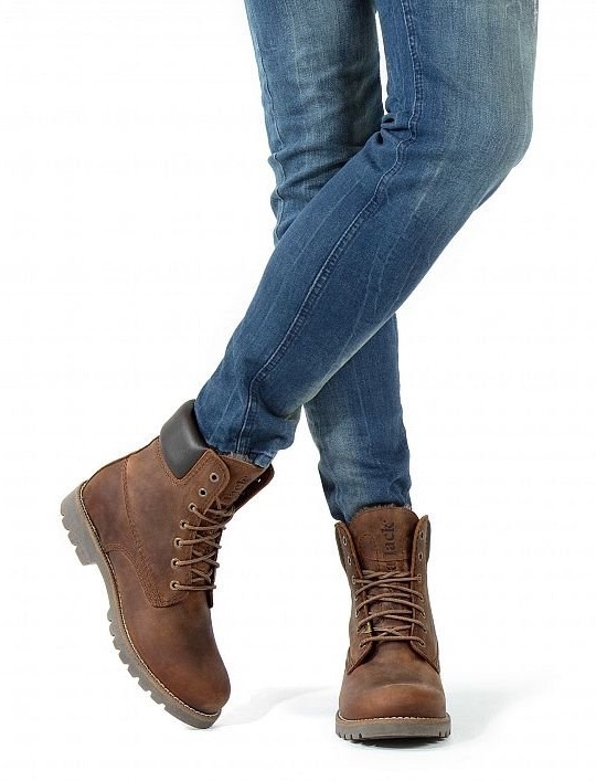 Panama Jack Schnürstiefel »Panama 03 Igloo«  mit Lammfell