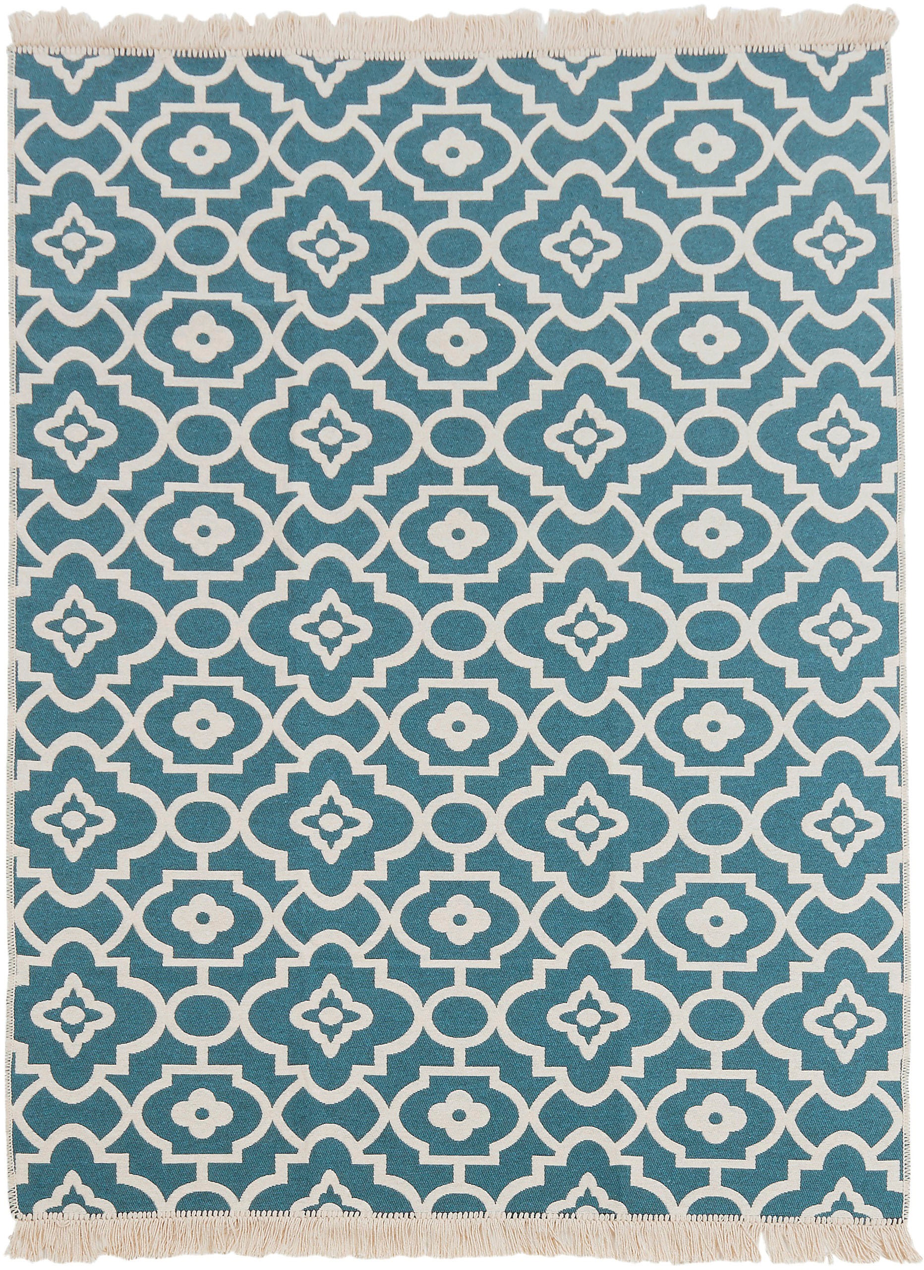 done.® Teppich »PARIS«, rechteckig, Flachgewebe, modernes Ethno Design, mit  Fransen, waschbar auf Raten bestellen