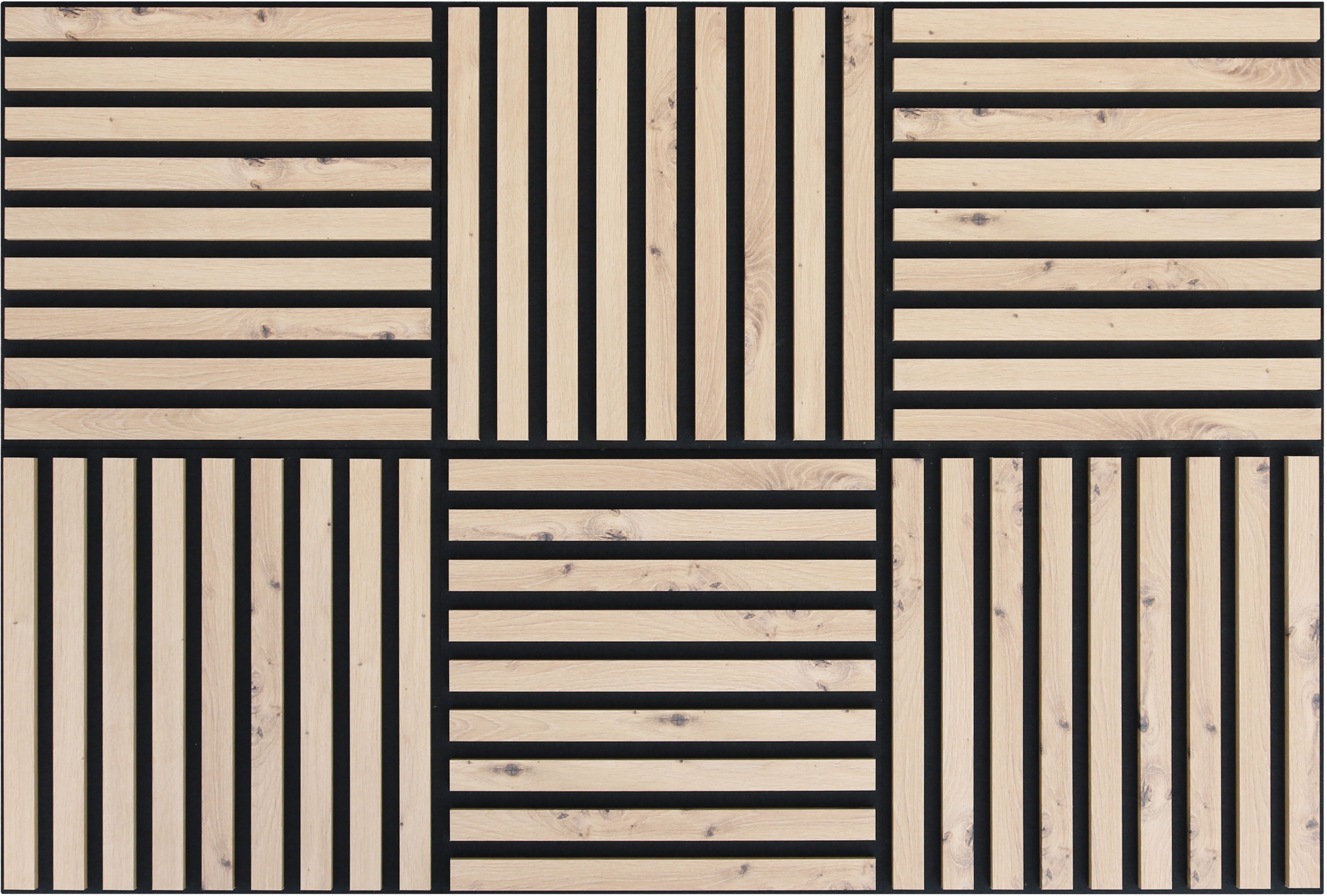 BASIC by Balculina Wandboard »Deko«, (6 St.), Im 6er-Set, B/T je 40x40 cm, günstig online kaufen