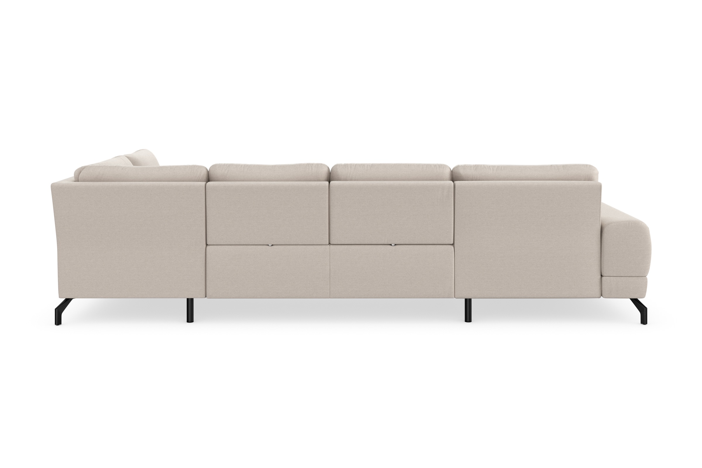 sit&more Wohnlandschaft »Cinturo U-Form«, inklusive Sitztiefenverstellung und Federkern, Sitzhöhe 45 cm