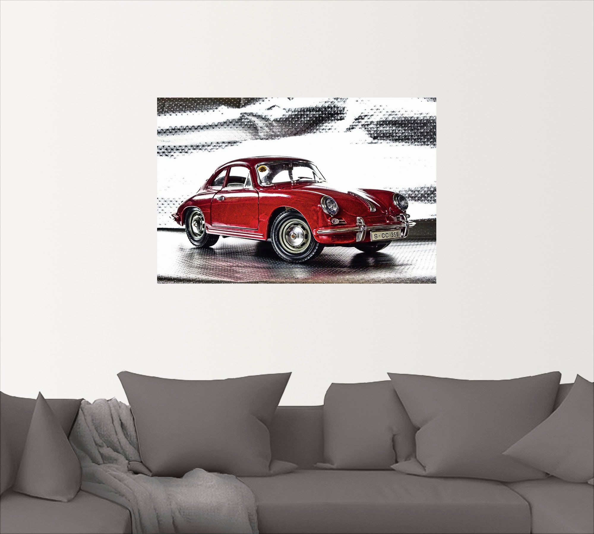 Artland Wandbild »Klassiker - Der Porsche 356«, Auto, (1 St.), als Alubild, Outdoorbild, Leinwandbild, Poster, Wandaufkleber