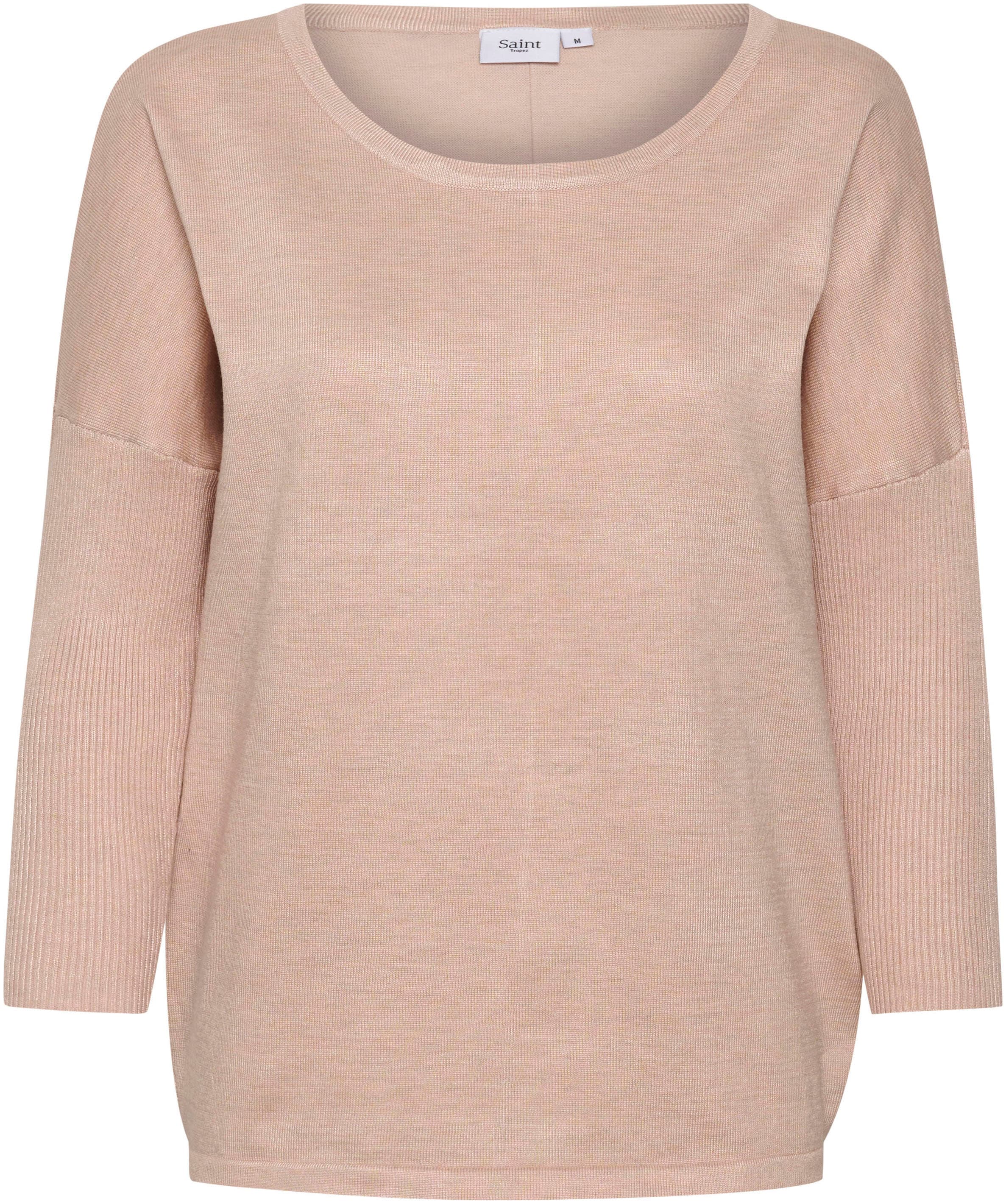 Saint Tropez Rundhalspullover »A2561, MilaSZ R-Neck«