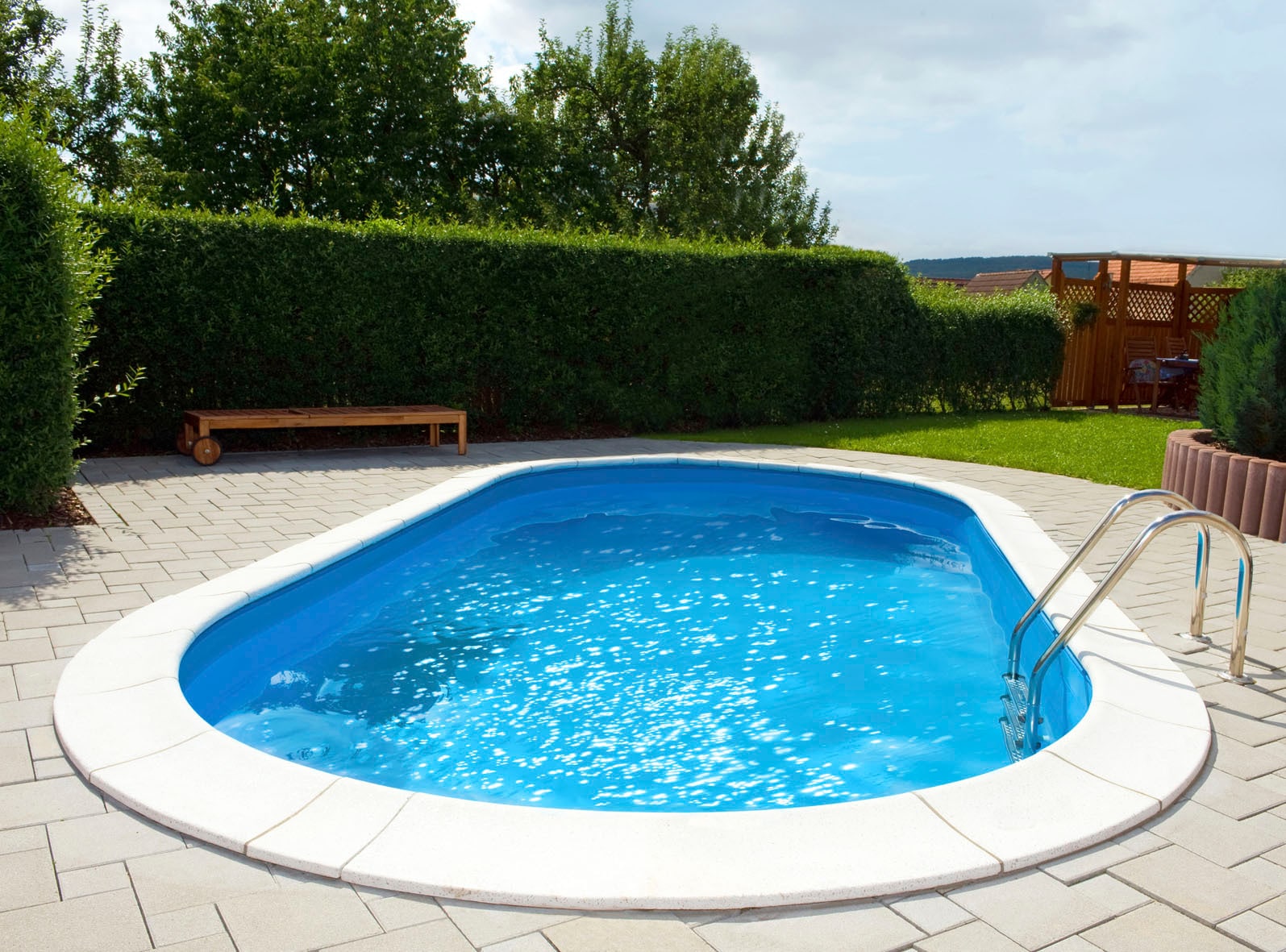 my POOL BWT Ovalpool »POWER, BxLxH: 360x623x150 cm«, (Komplett-Set, 7 tlg.), in 2 Folienfarben erhältlich, inkl. Poolroboter POWER ONE4ALL
