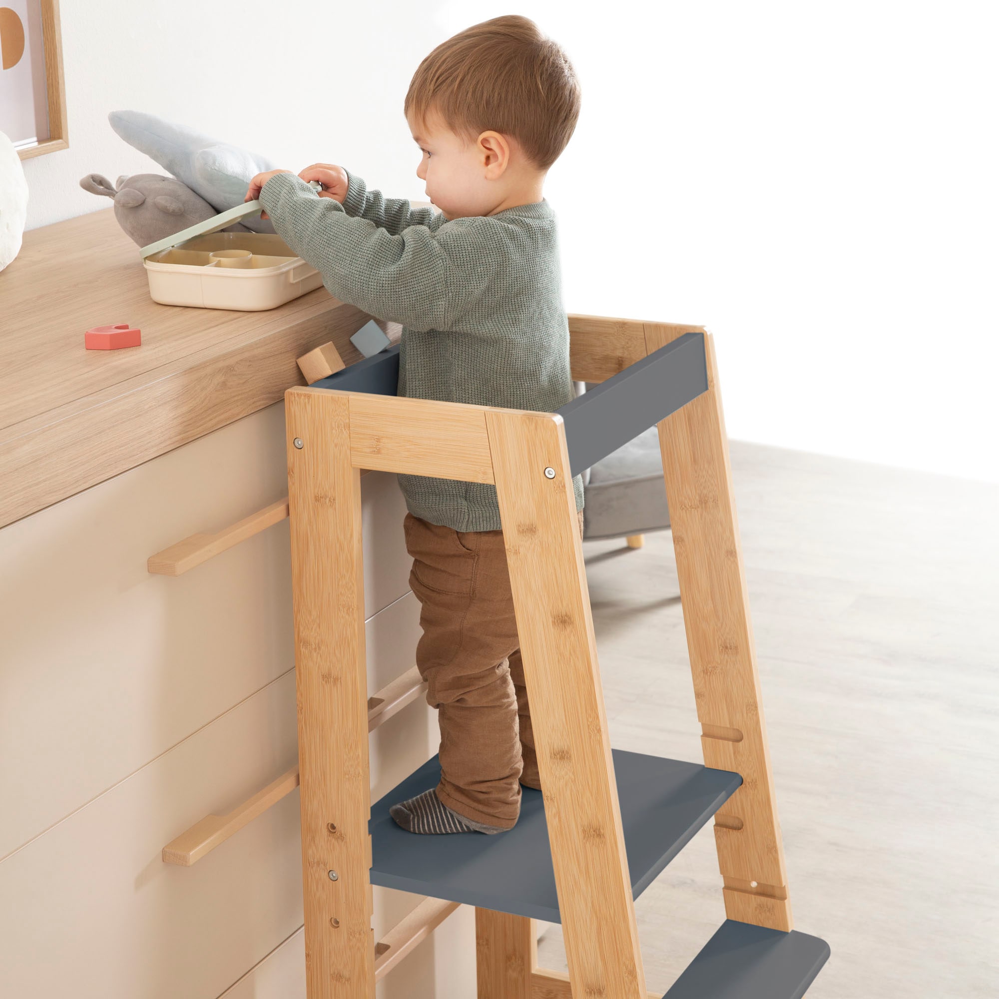 roba® Stehhilfe »Lernturm Bambus«, FSC® - schützt Wald