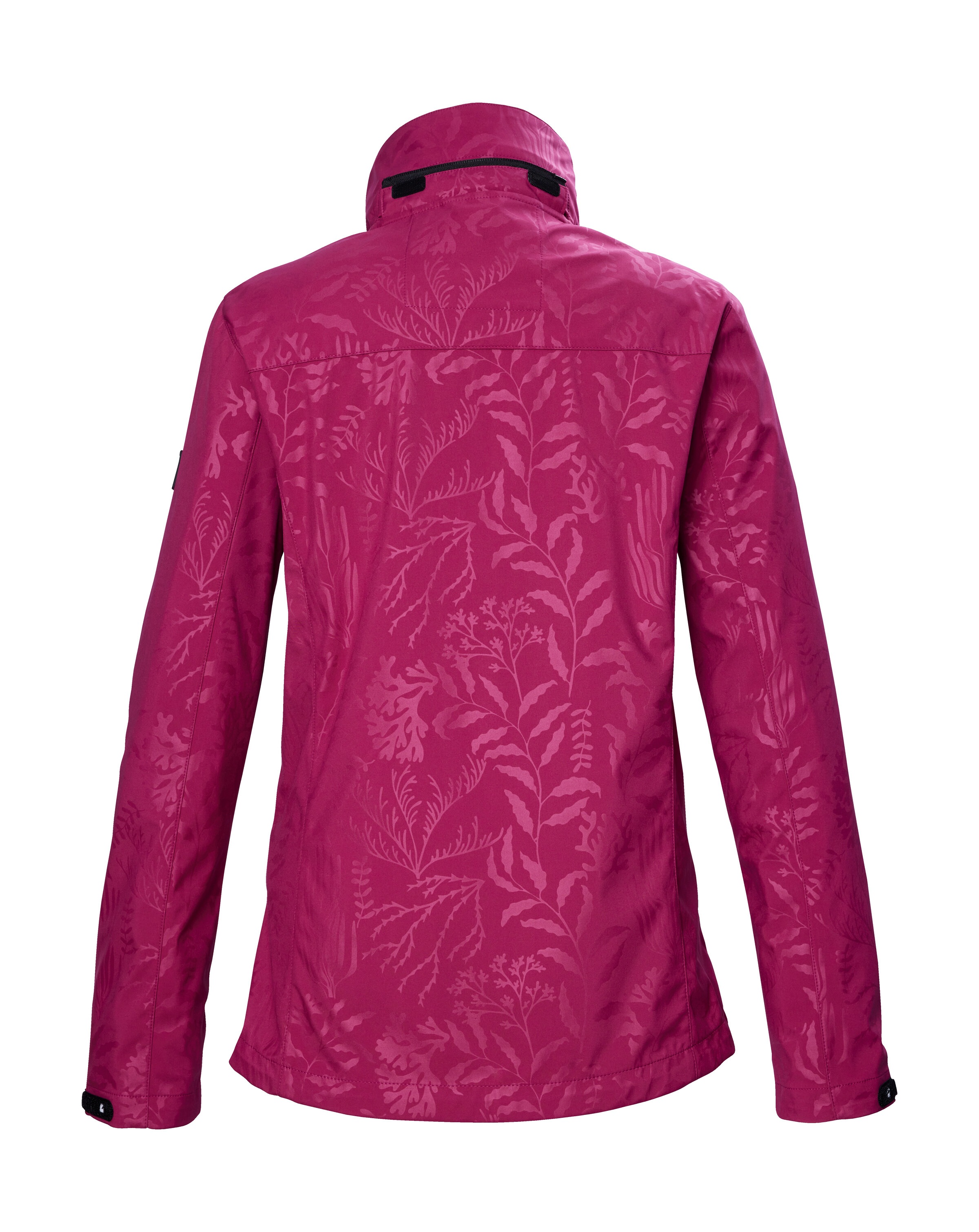 Killtec Softshelljacke »KOS 122 WMN SFTSHLL JCKT FLORAL«, Softshelljacke: Wind- und wasserdicht, atmungsaktiv, Kapuze abzippbar