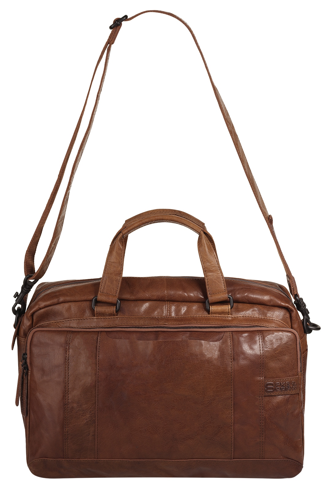 Spikes & Sparrow Reisetasche, echt Leder