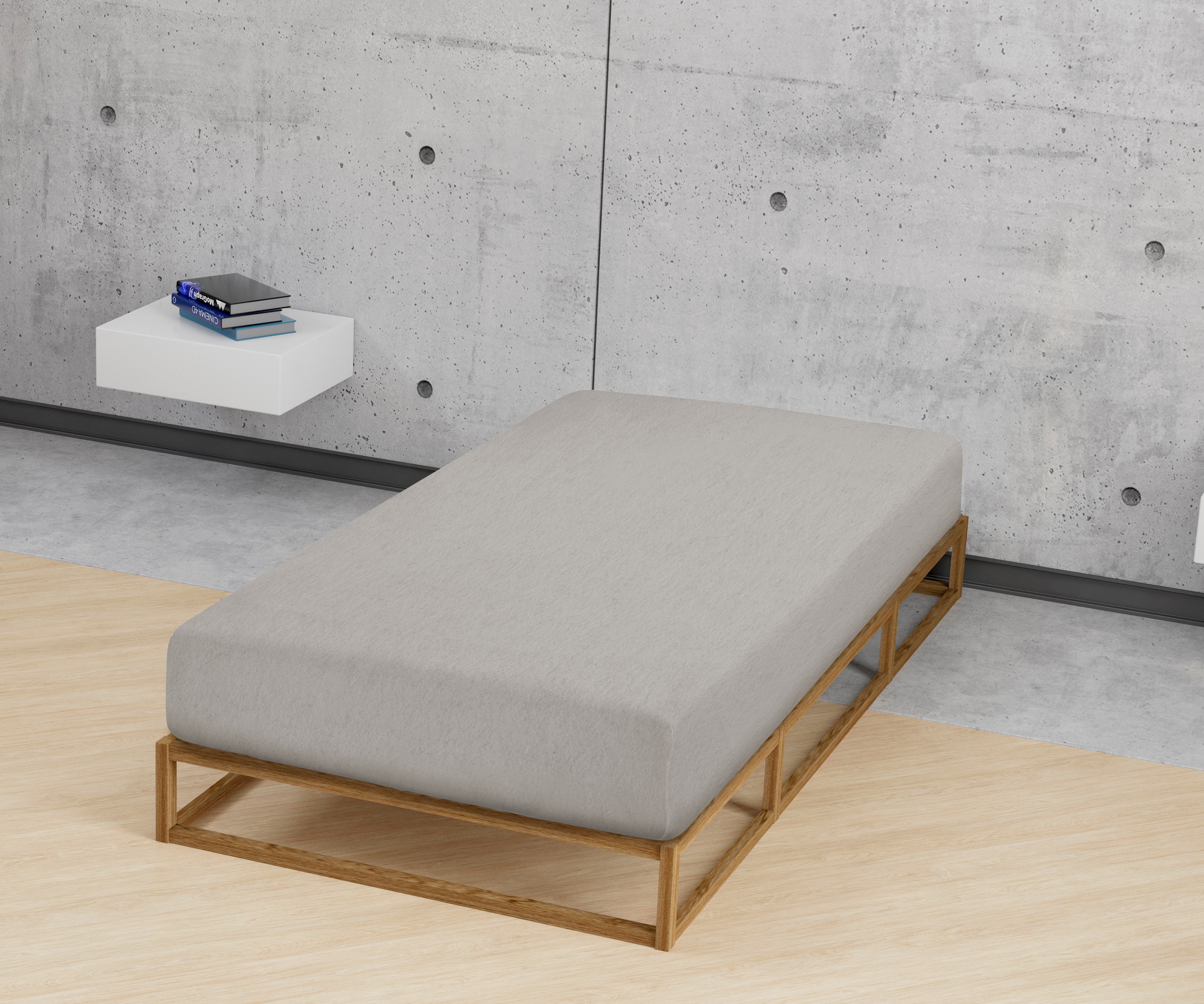 Biberna Spannbettlaken »Hermal«, 100% Baumwolle, weich+warm, Matratzenhöhe bis 22 cm, Made in Germany