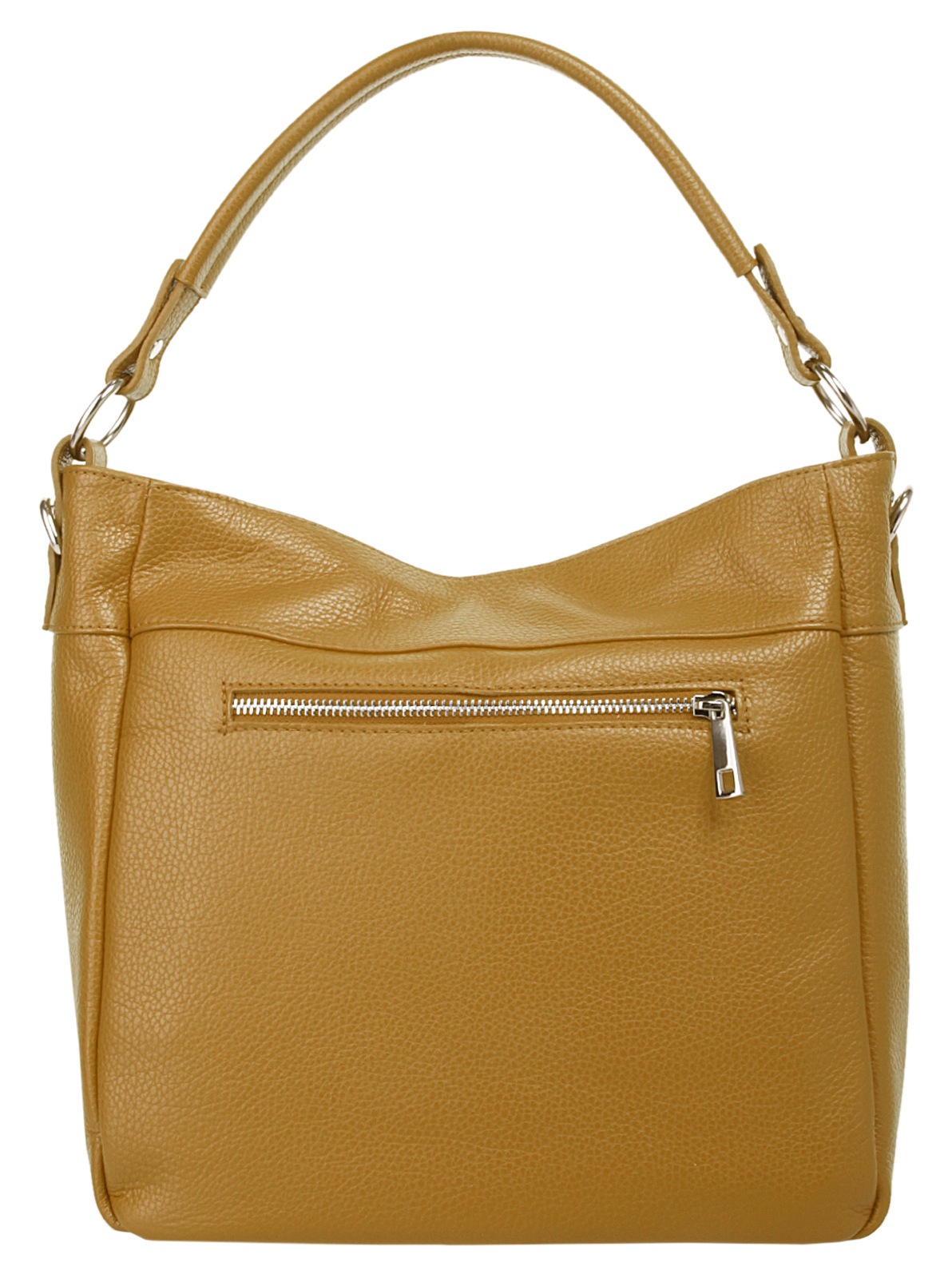 Cluty Henkeltasche, echt Leder, Made in Italy