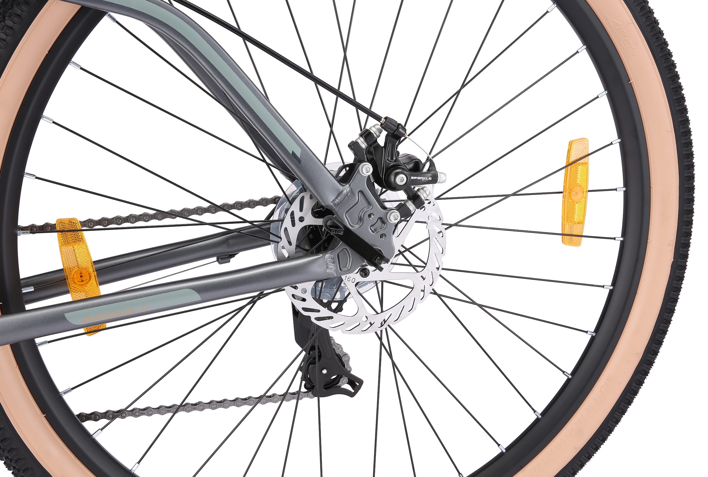 Bikestar Mountainbike 21 Gang Shimano RD-TY300 Schaltwerk Kettenschaltung für Damen und Herren, Kettenschaltung