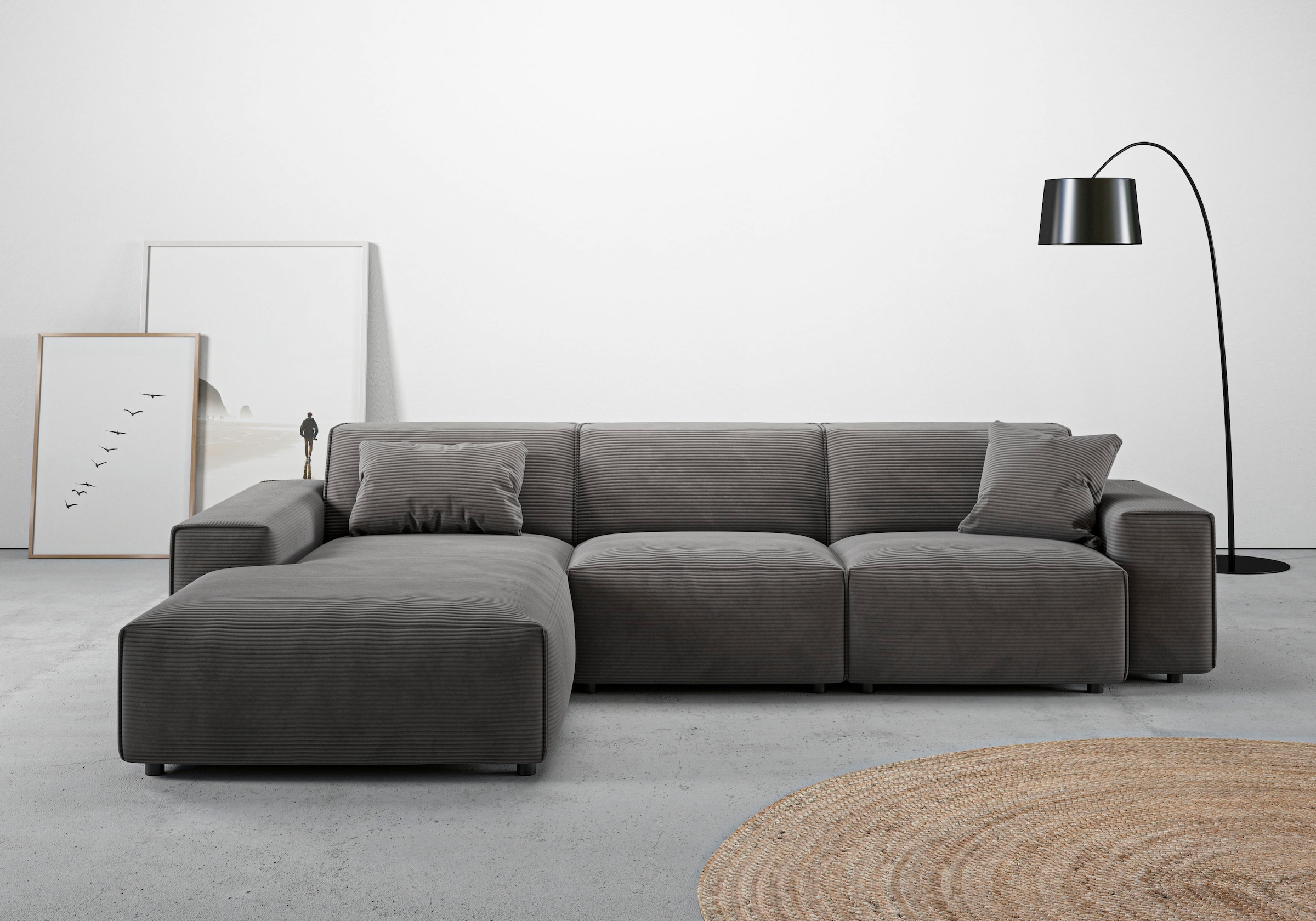 andas Ecksofa "Glimminge auch in Breitcord, Feincord, Bouclé + Easy care-Be günstig online kaufen