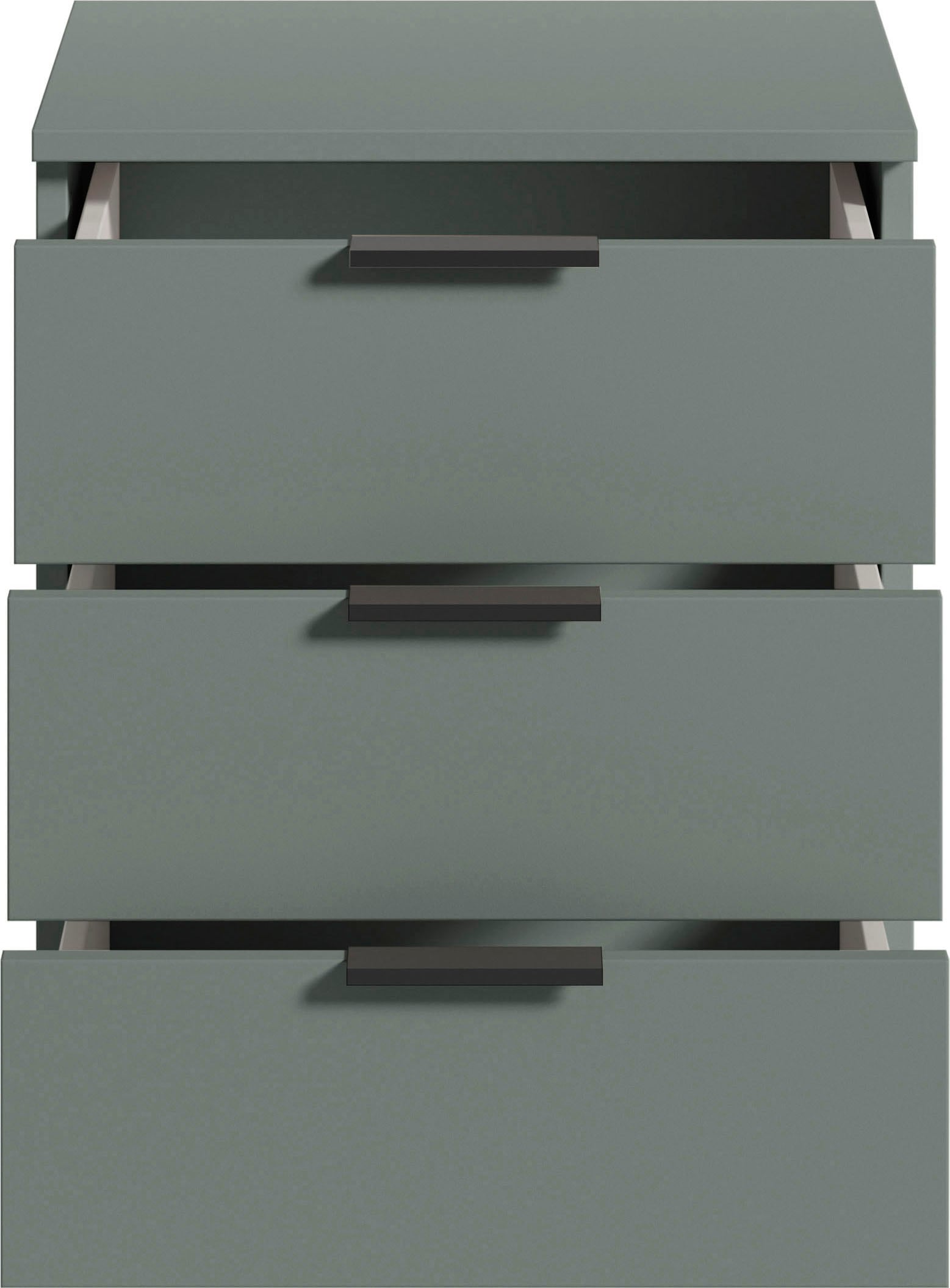 HBZ Kommode »Linz Nachtkonsole, BxHxT 45x50x40cm«, (1 St.), Breite 45cm,Lip-Griff, Melaminbeschichtung