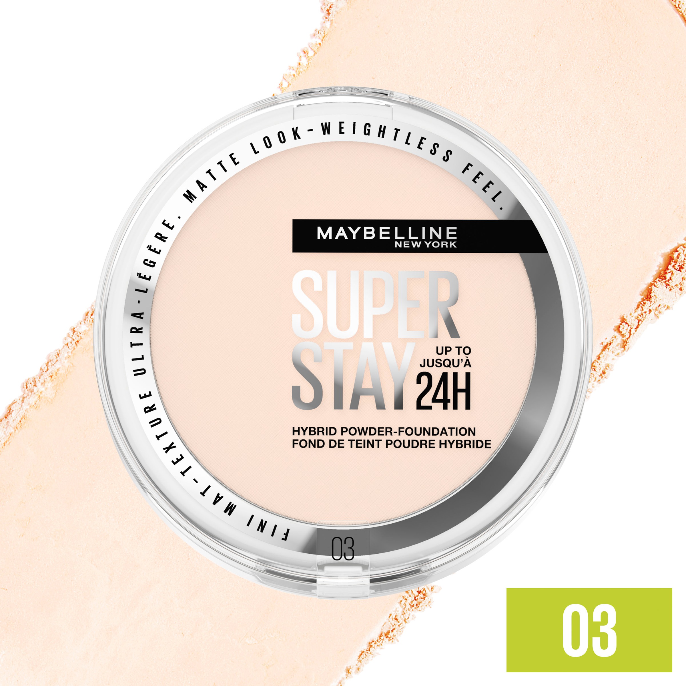 MAYBELLINE NEW YORK Foundation »Maybelline New York Super Stay Hybrides Puder Make-Up«, mit langanhaltender Formel
