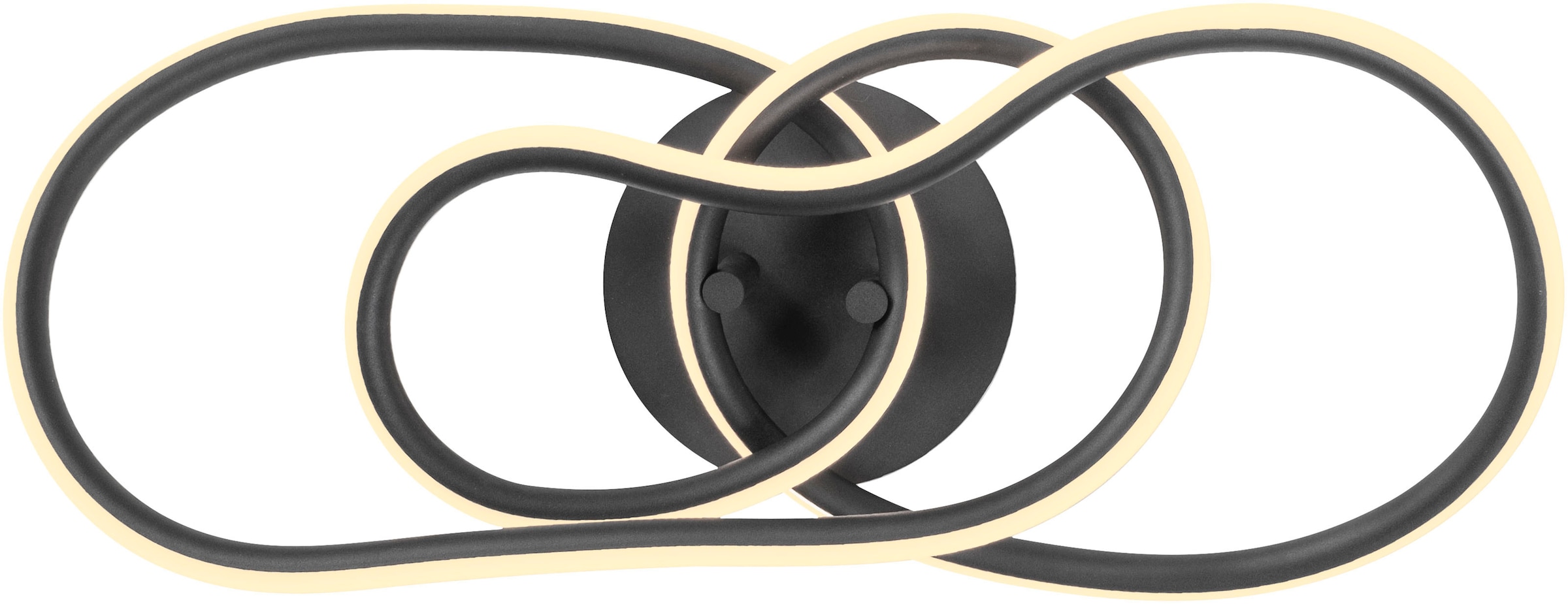 Paul Neuhaus LED Deckenleuchte »TWIST« LED-Board 1 Stk. Warmweiß Stufenlos dimmbar über Lichtschalter, Memoryfunktion