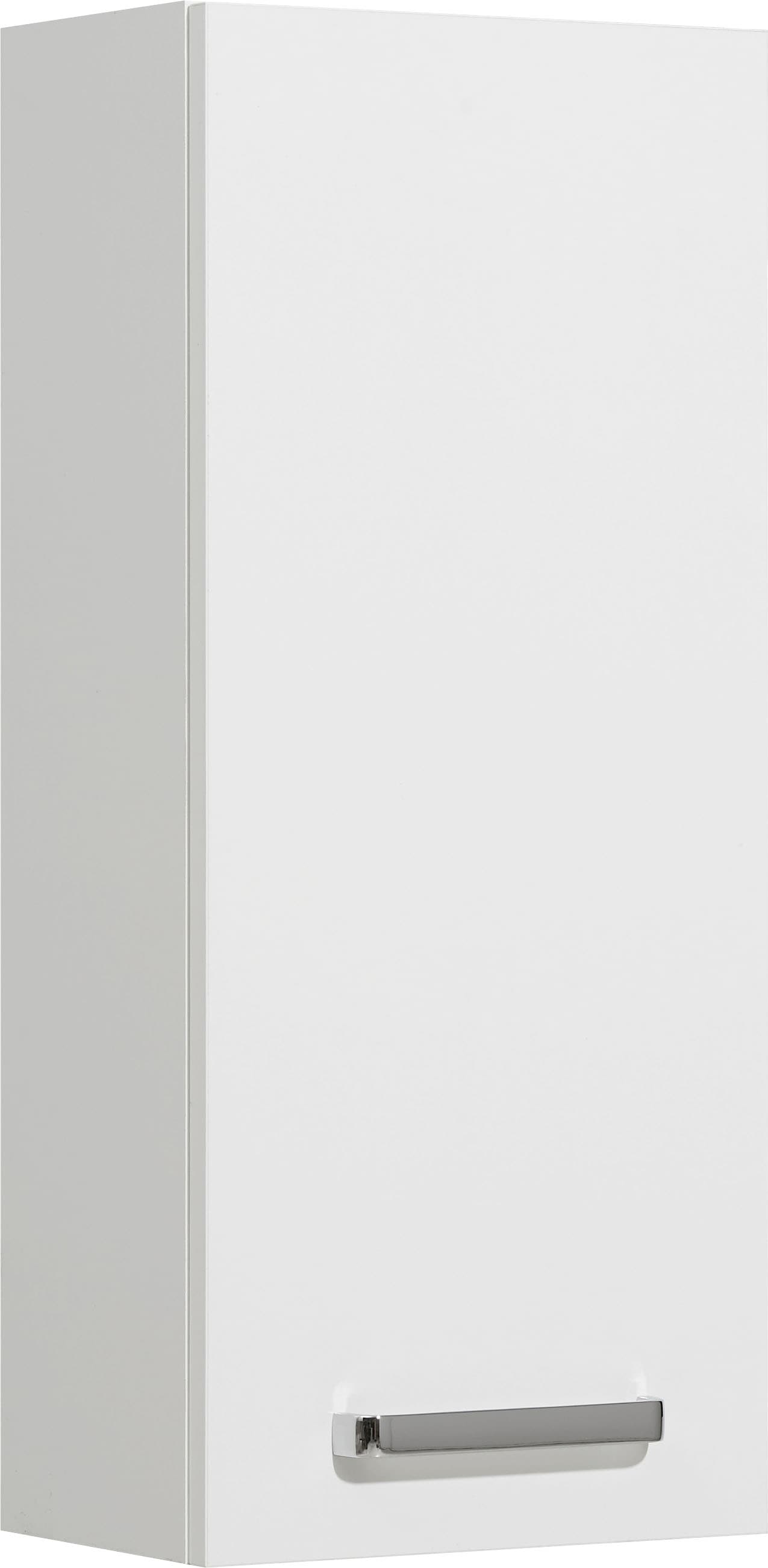 Saphir Hängeschrank »Quickset Wand-Badschrank 25 cm breit mit 1 Tür und 2 Einlegeböden«, Badezimmer-Hängeschrank inkl. Türdämpfer, Griffe in Chrom Glanz