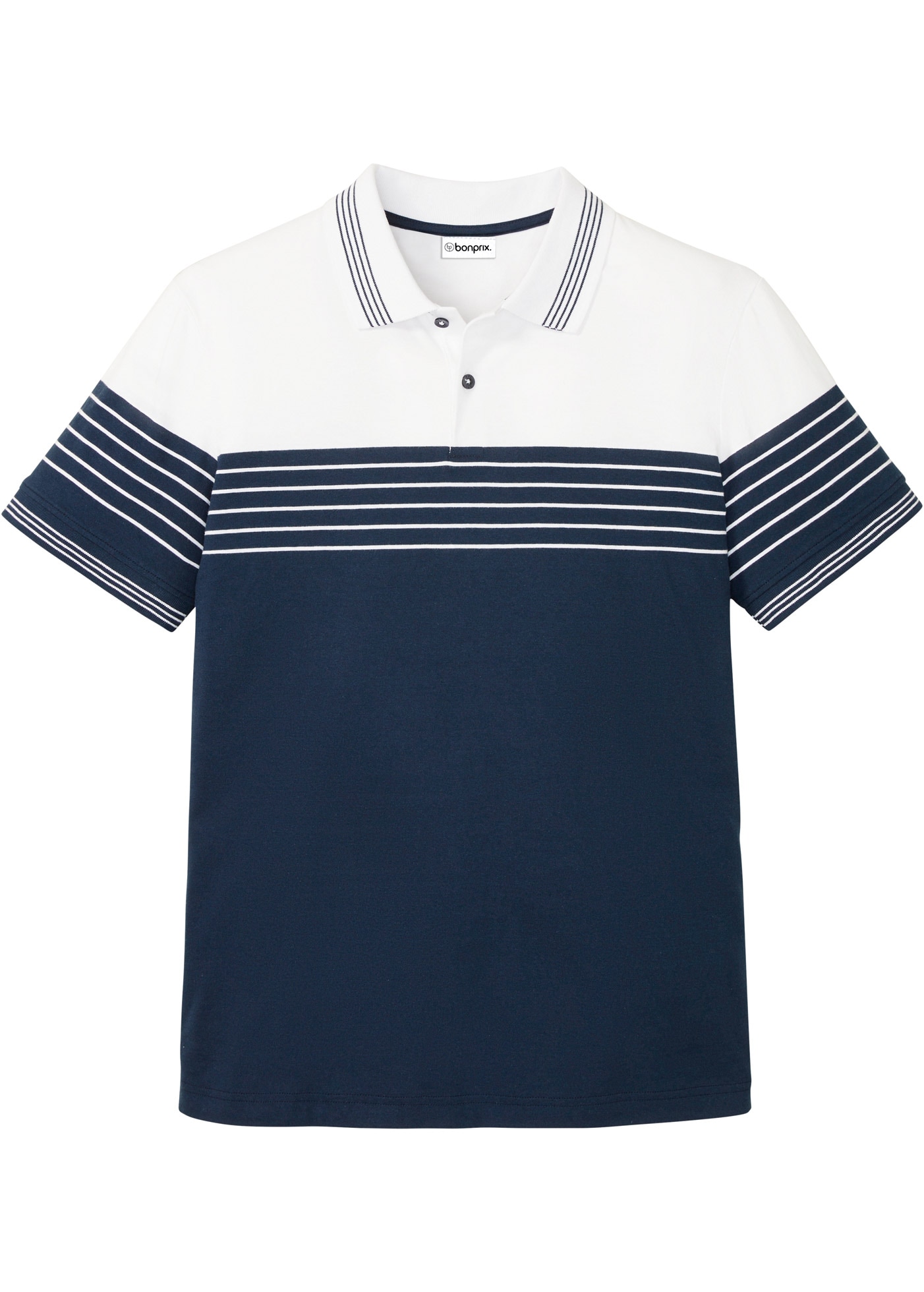 bonprix Poloshirt Regular Fit, Kurzarm, aus Baumwoll-Jersey