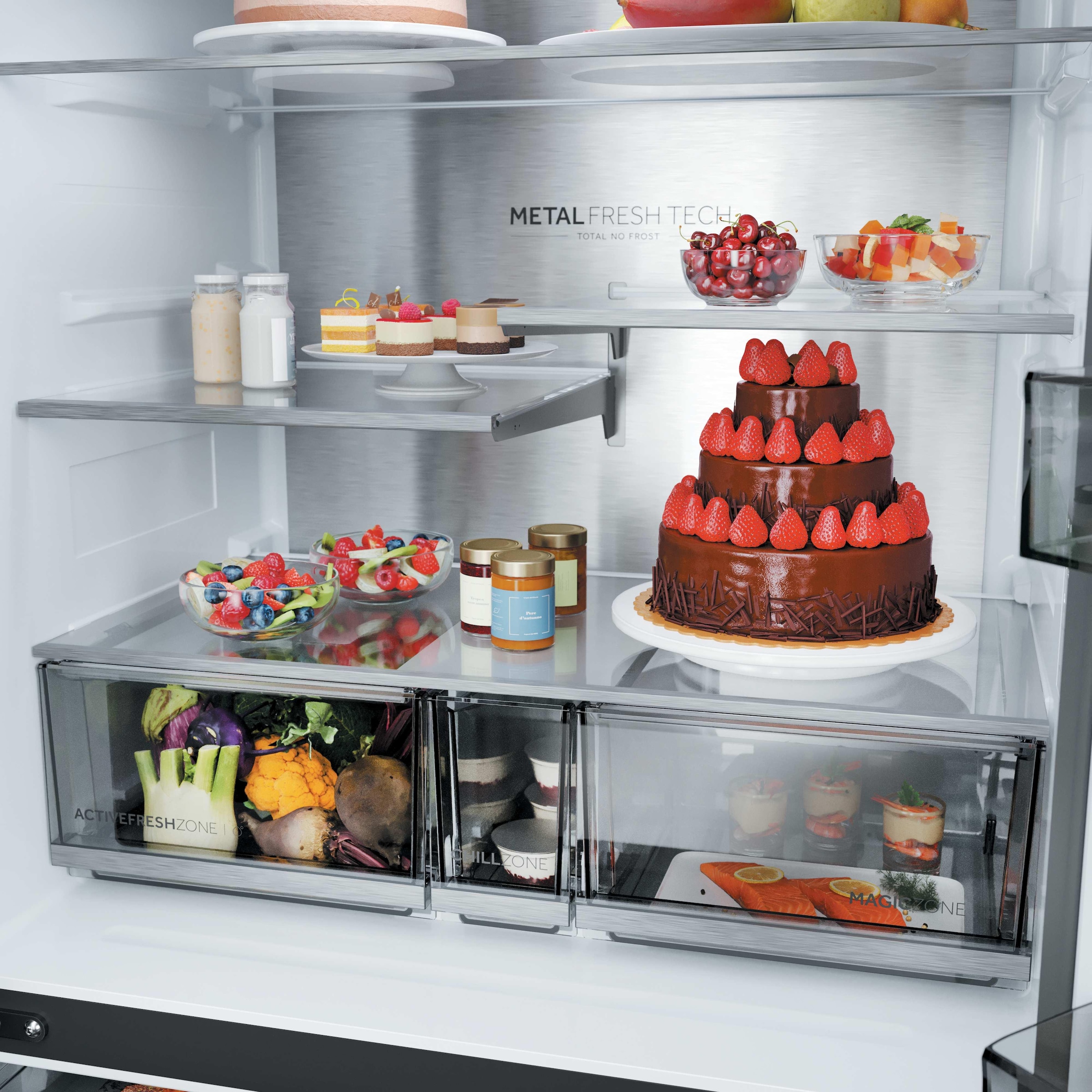 Haier Multi Door ERROR:#N/A »HFR59F18CWMM« 182,5 cm hoch 90,5 cm breit Wasserdispenser mit Tank