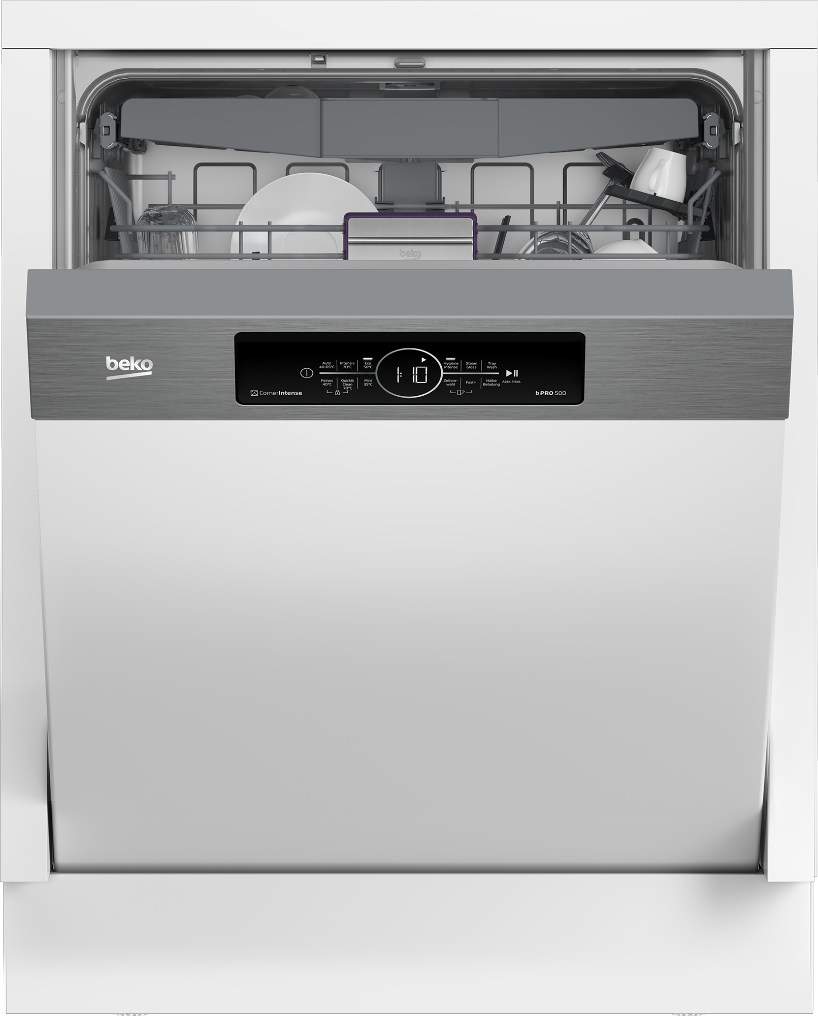 BEKO teilintegrierbarer Geschirrspüler »BDSN36461XC«, 14 Maßgedecke, SelfDry