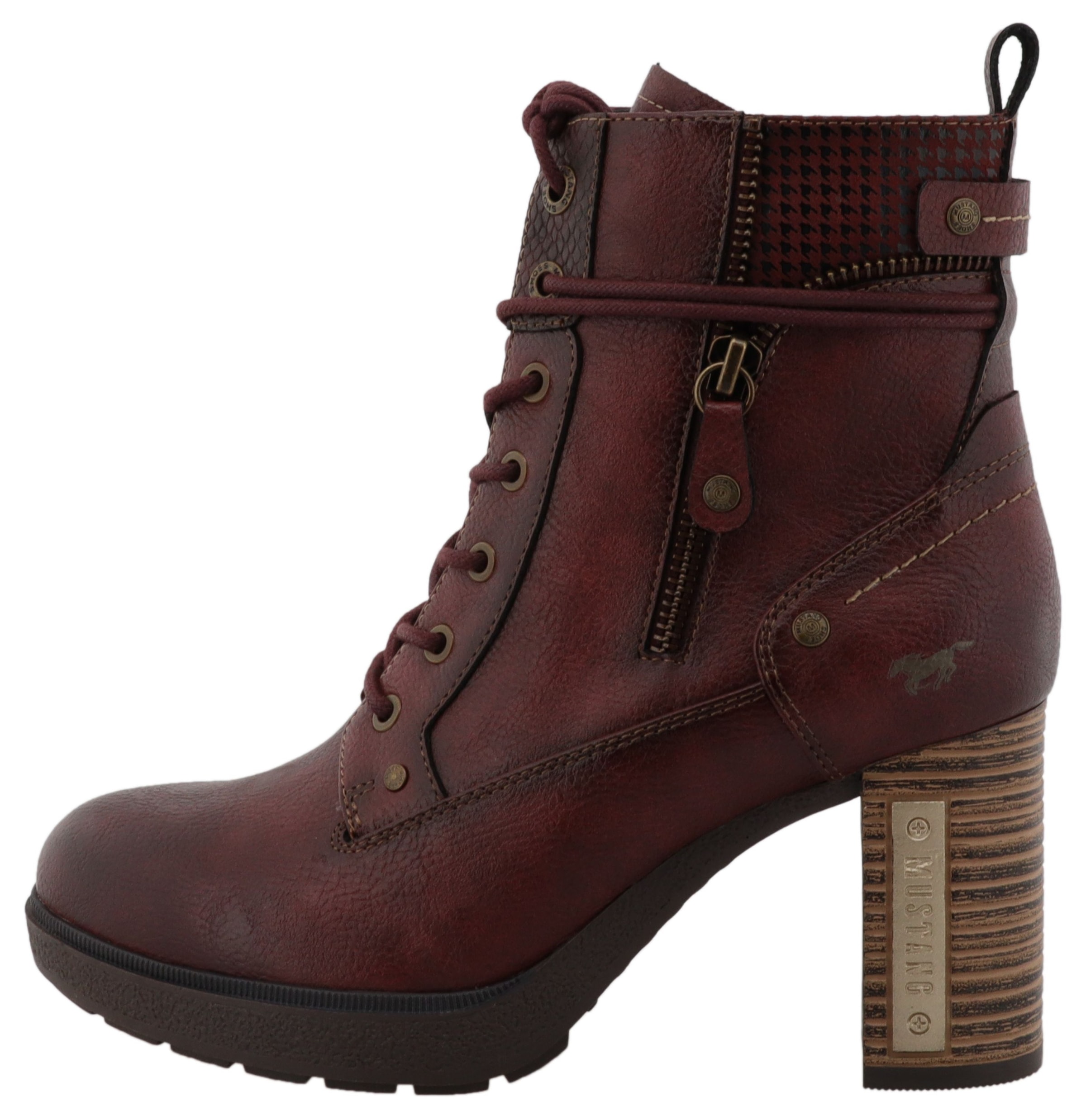 Mustang Shoes Winterstiefelette »Nana«  Schnürstiefelette mit wärmendem Textilfutter