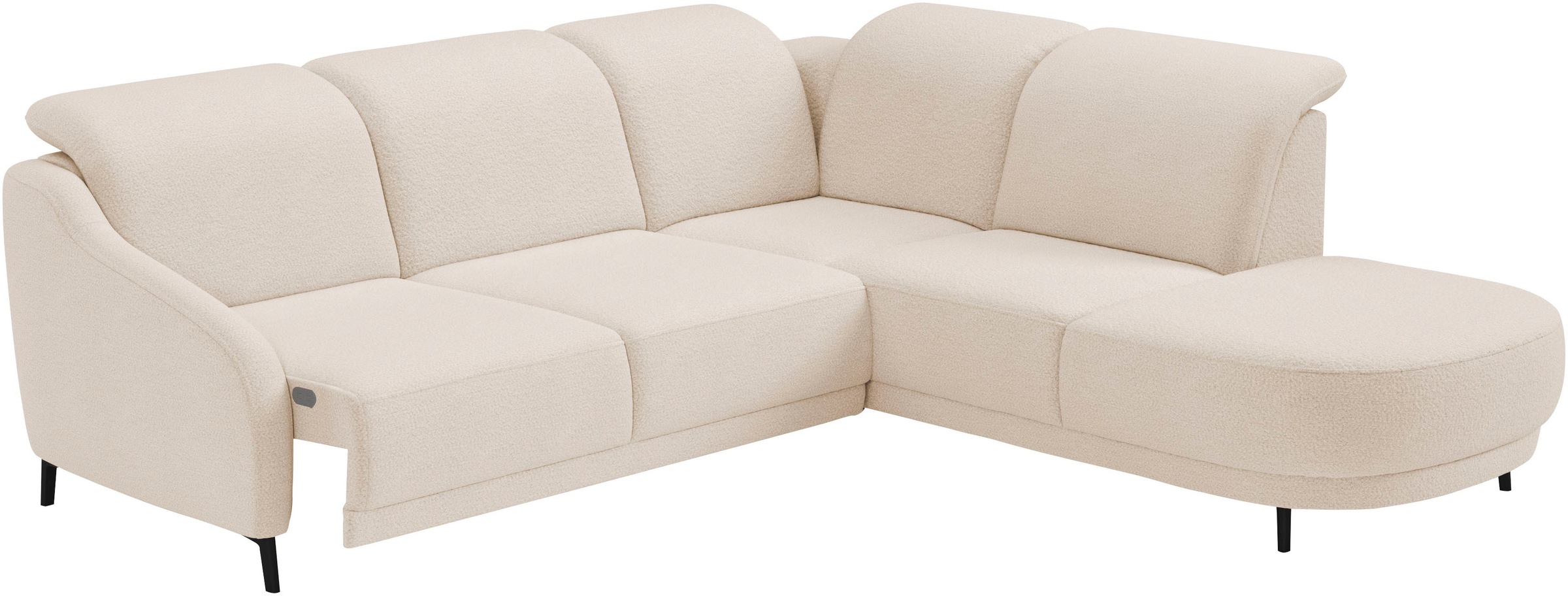 sit&more Ecksofa »Blues L-Form«, wahlweise mit Klapptisch und USB
