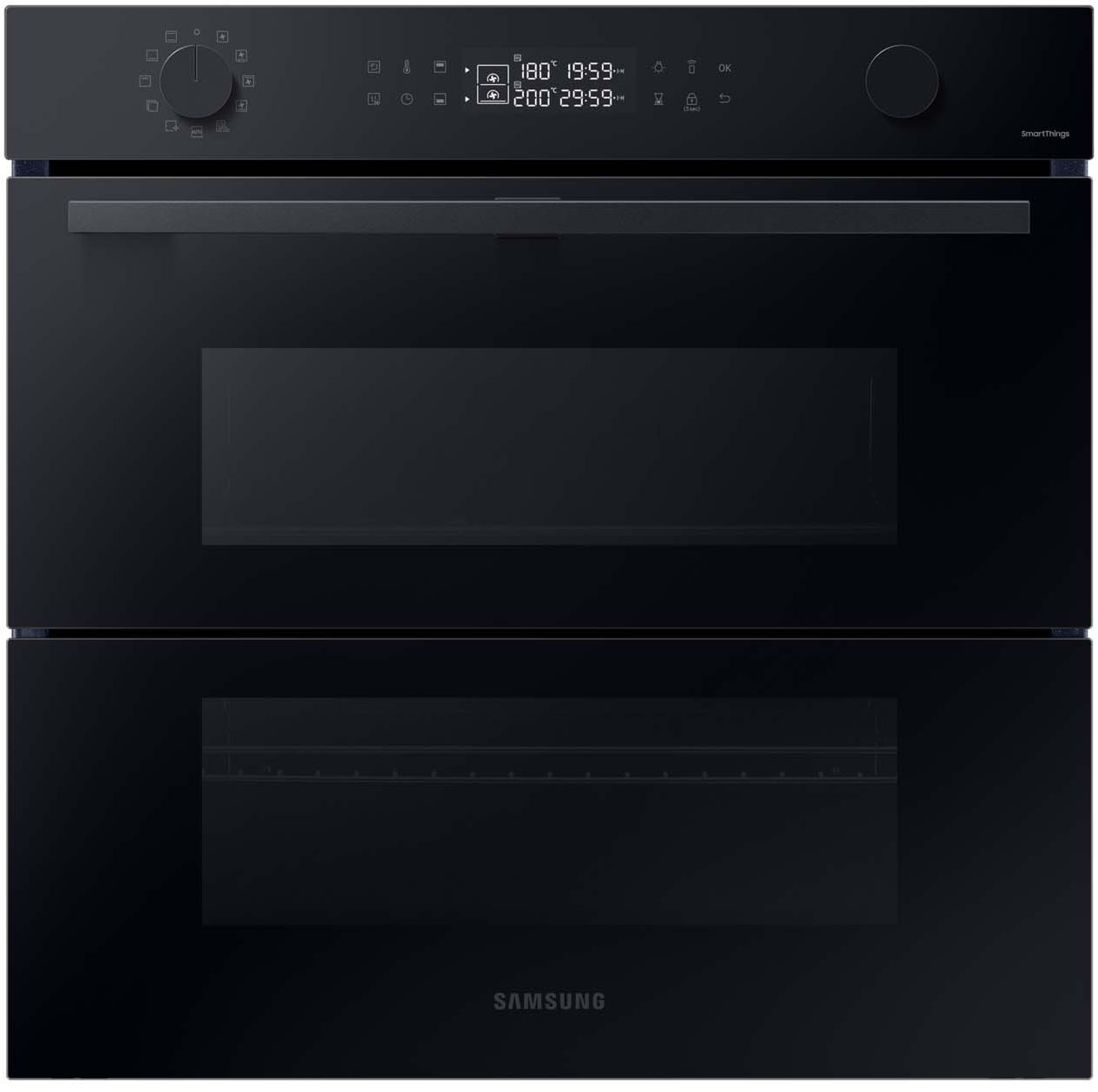 Samsung Einbaubackofen Serie 4 »NV7B45502AK/U1« mit Pyrolyse-Selbstreinigung Dual Cook Flex – Ein Ofen. Zwei Garräume. Flexible Tür.