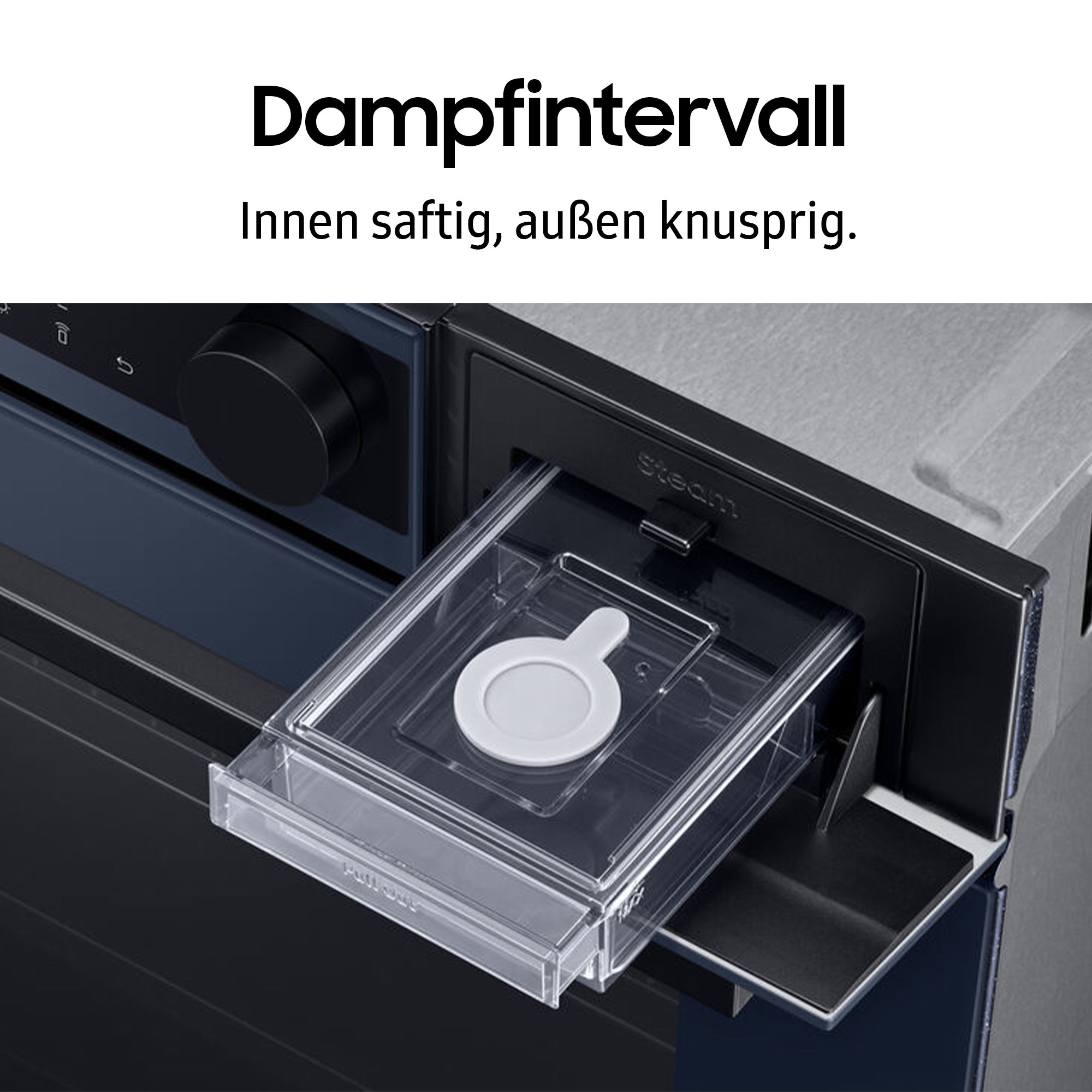 Samsung Pyrolyse Backofen NV7600B »NV7B6675CDN« mit 1-fach-Teleskopauszug mit Pyrolyse-Selbstreinigung Dual Cook – Ein Ofen. Zwei Garräume. Maximale Flexibilität.