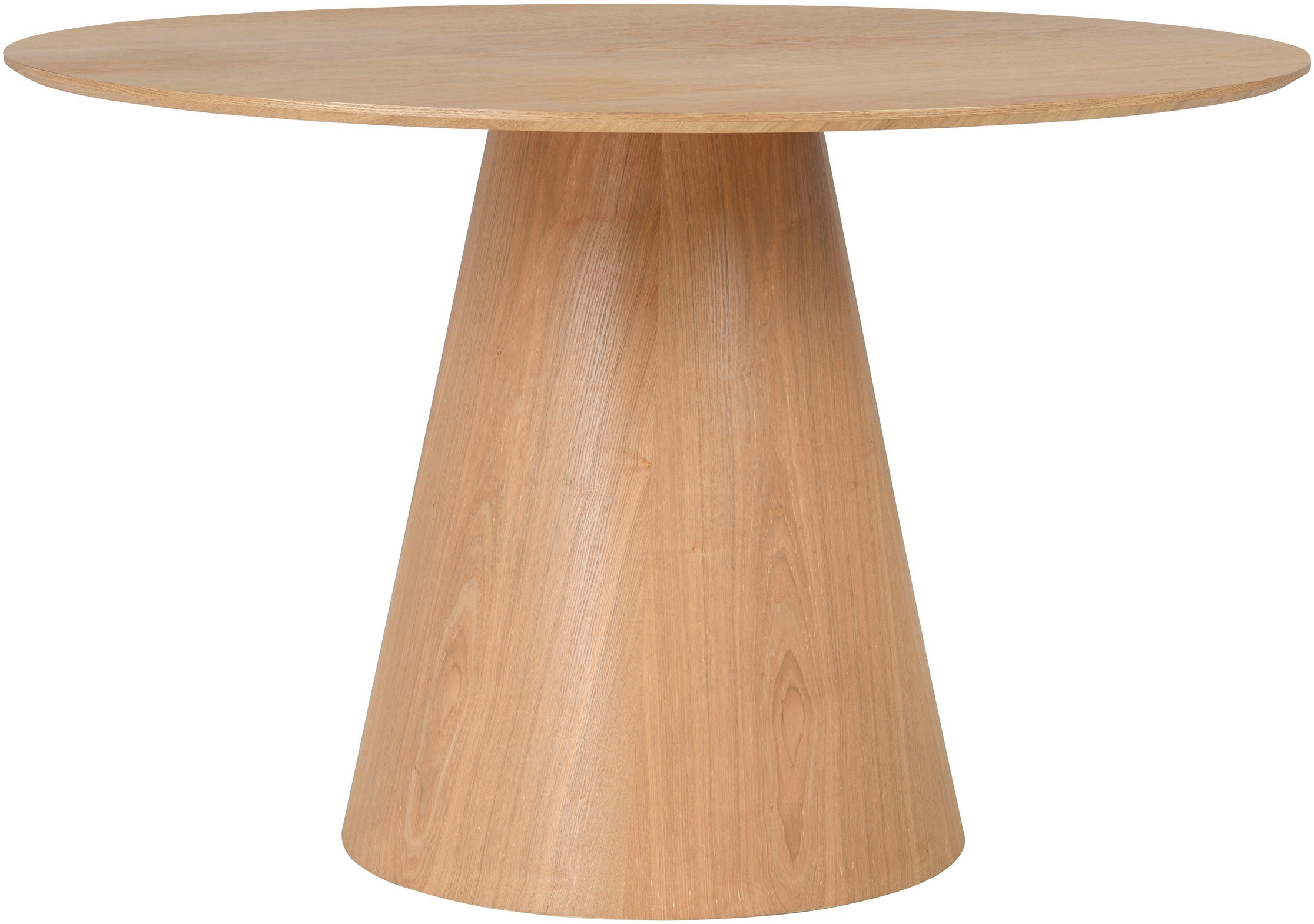 byLIVING Esstisch »Rond«, mit Echtholz-Furnier Eiche natur,rund, Durchmesser 120 cm