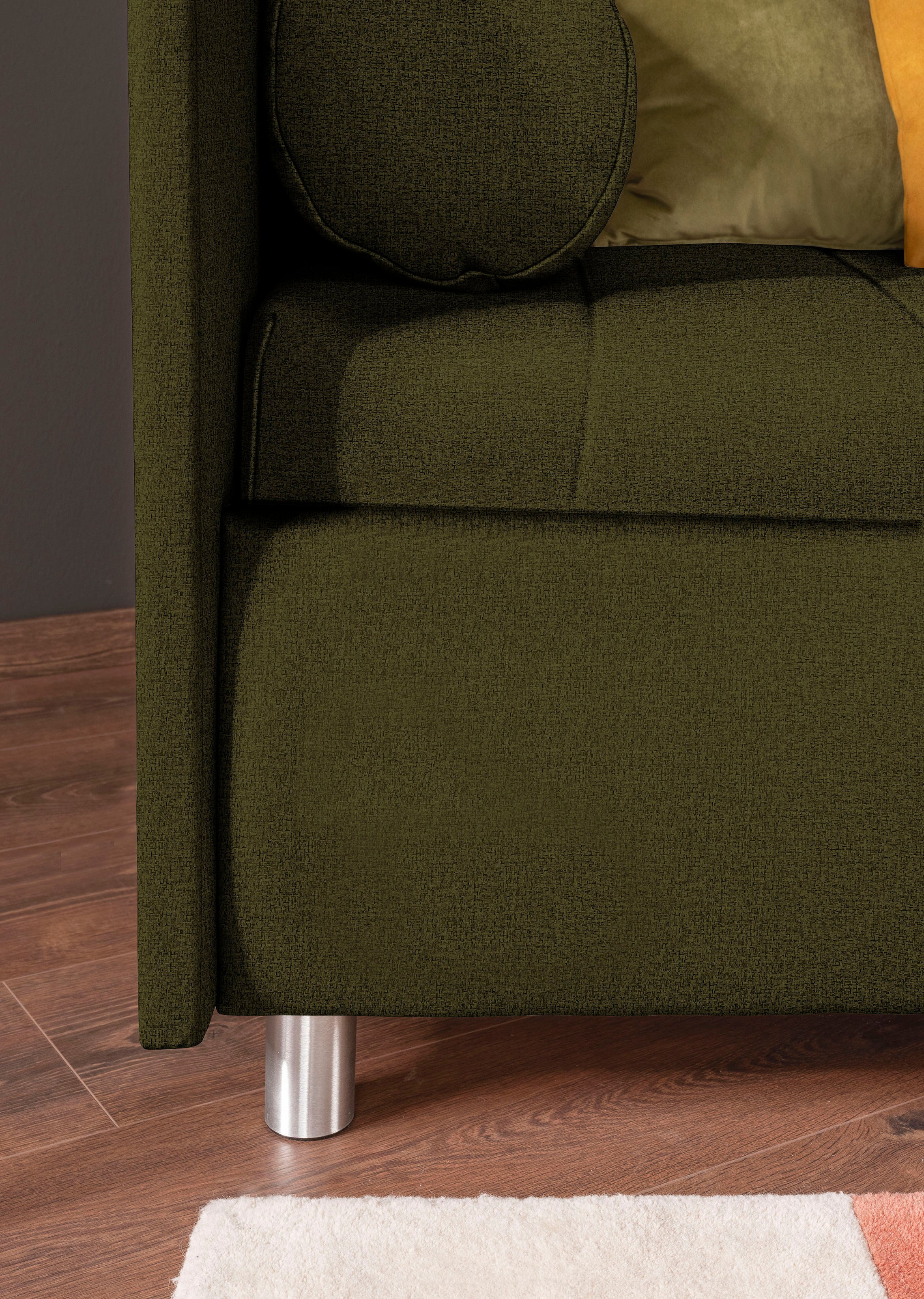 alina Schlafsofa »Kiana«, mit Bettkasten und Zierkissen, Liegefläche 90/200 cm oder 100/200 cm
