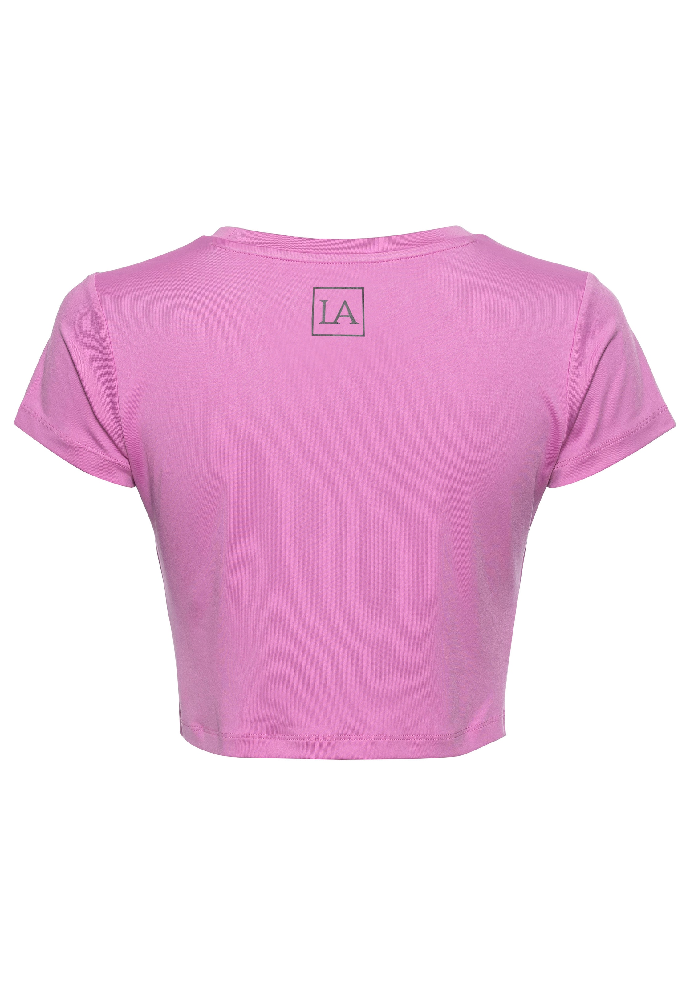 LASCANA ACTIVE T-Shirt, Sportshirt in Wickeloptik