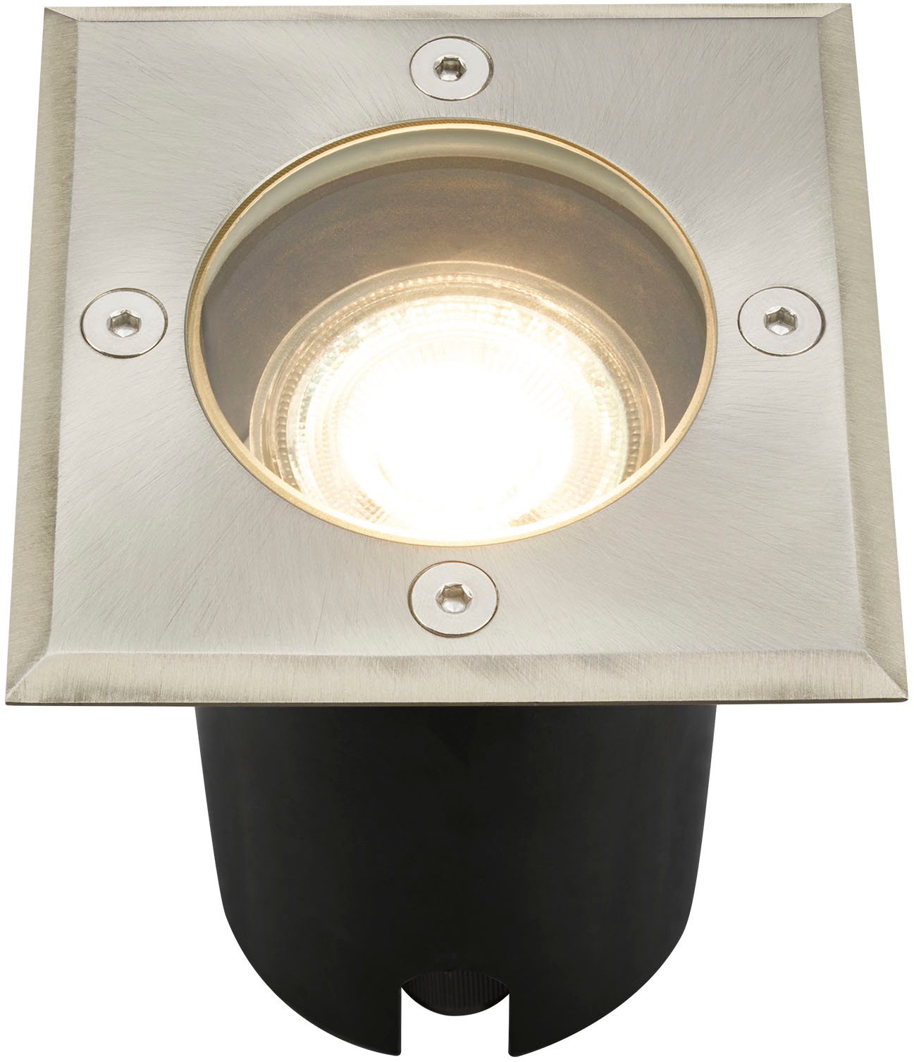 Telefunken Outdoor Bodeneinbauleuchte, Schutzart IP67, für GU 10 Leuchtmitt günstig online kaufen