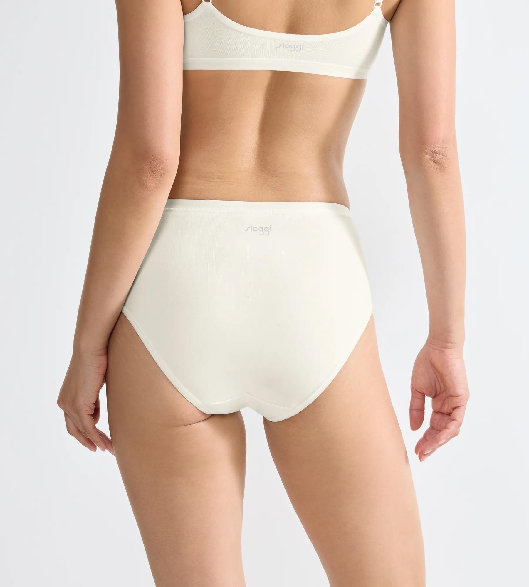 sloggi Midislip »GO Daily Cotton« Glanz-Effekt Details, weich, Baumwollmix, bequem, elastisch