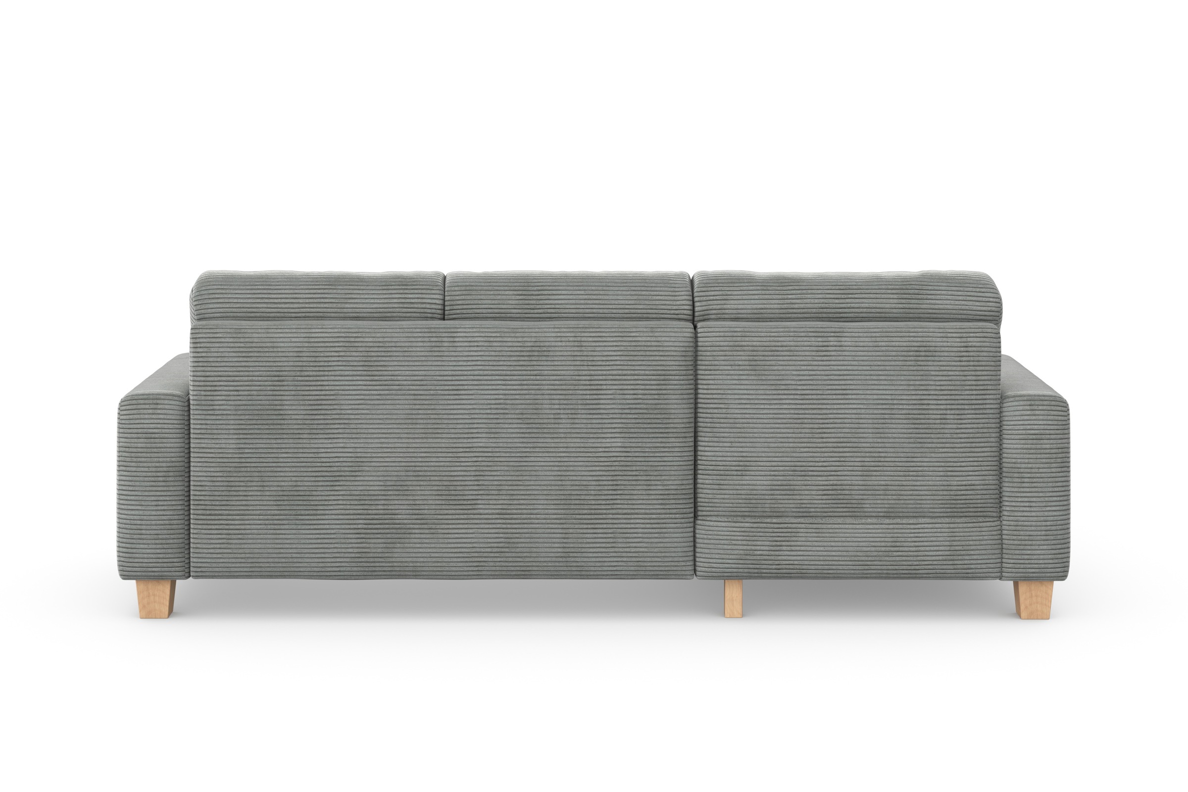 Home affaire Ecksofa »Summer L-Form«, mit Recamiere, mit oder ohne Bettfunktion und Bettkasten, Cord-Bezug