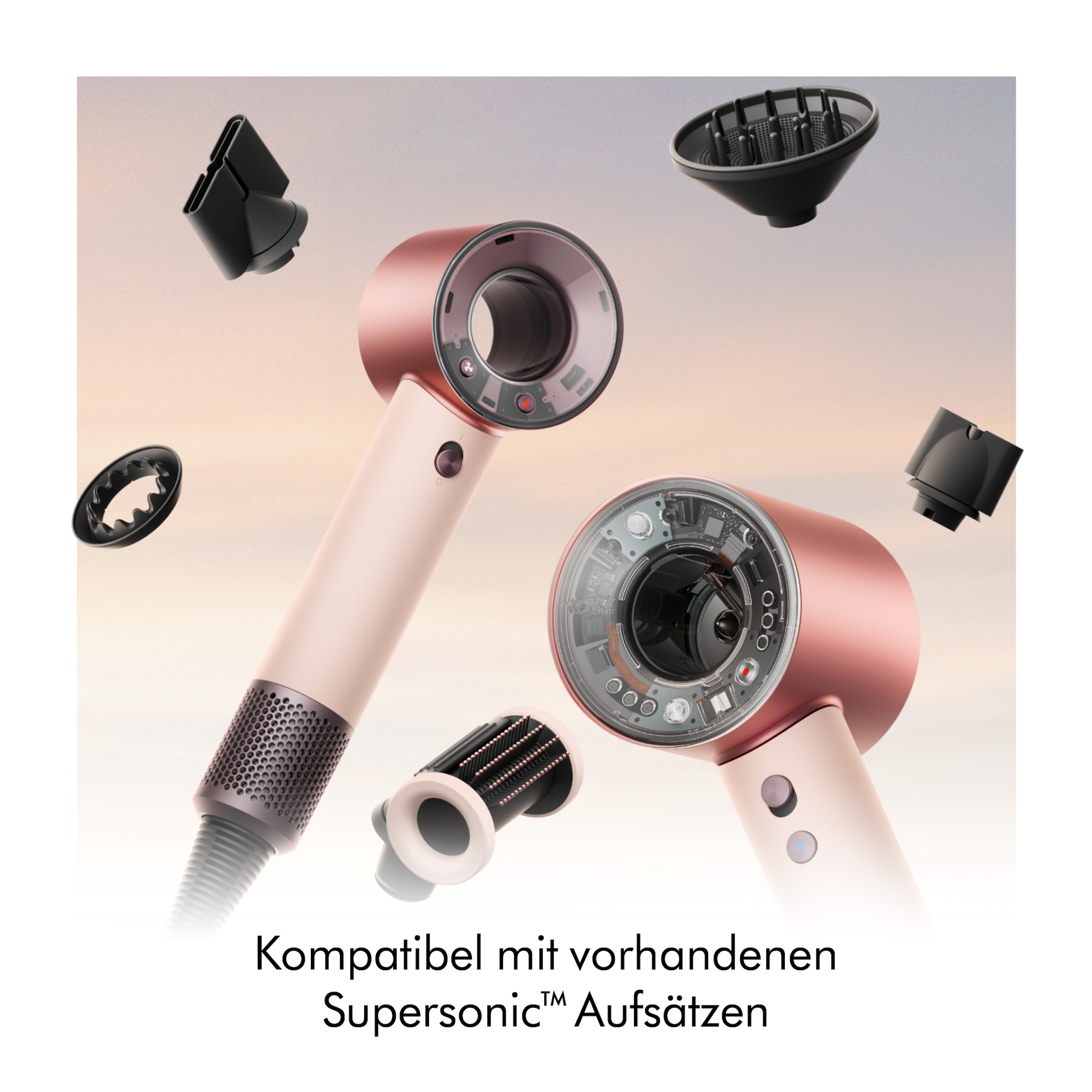 DYSON Haartrockner »Supersonic Travel« 1.200 W 1 Aufsätze perfekt für unterwegs, intelligente Temperaturregulierung