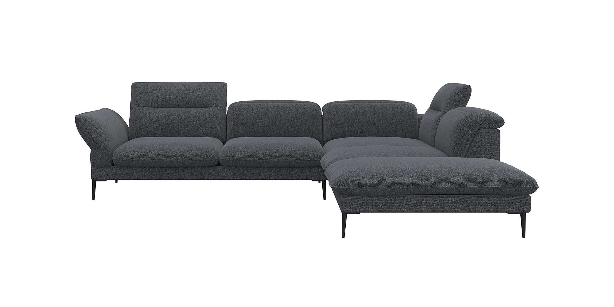 FLEXLUX Ecksofa »Salino, Funktionssofa mit Ottomane, Relaxsofa, Ecksofa« So günstig online kaufen