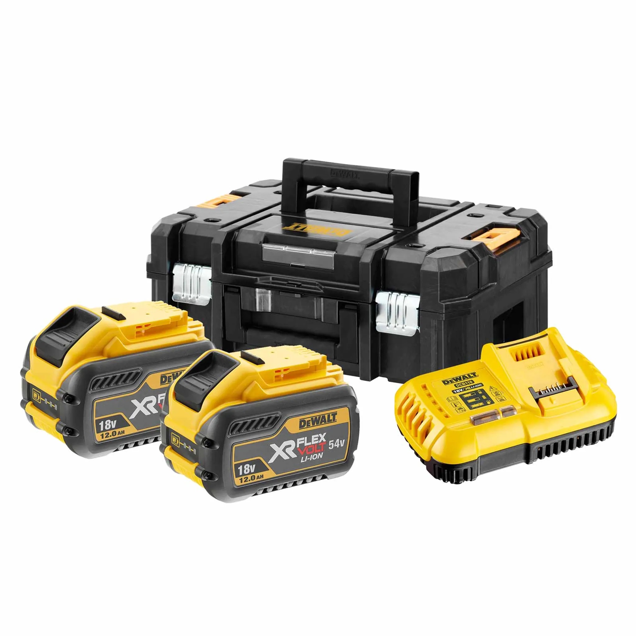 Akku Starter-Set »Flexvolt DCB118Y2T-QW Starter-Set 2x 12,0 Ah Akku (DCB548) 18/54V«,...