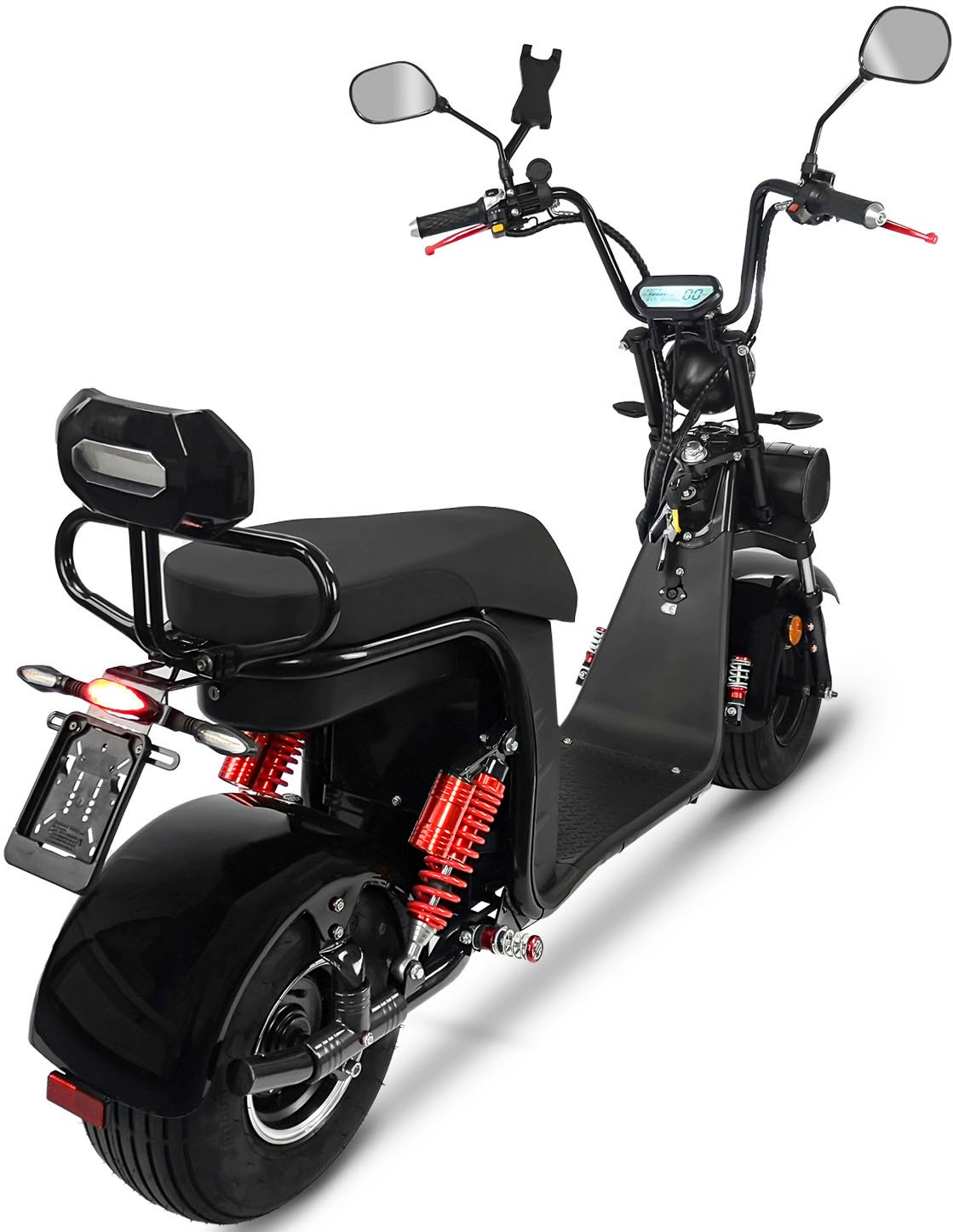 Rolektro E-Motorroller »E-Cruiser jetzt 2x im Watt« 45 1500 60V-20Ah %Sale Schwarz, Akku, Lithium