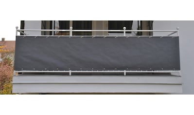 Angerer Freizeitmöbel Balkonsichtschutz, Meterware, grau, H: 90 cm kaufen
